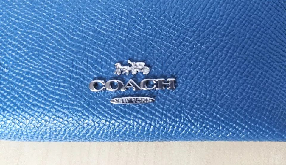 Coach Coach Women's Cross grain Leather Key Ring Pouch T-0012 Size ONE SIZE - 6 Thumbnail