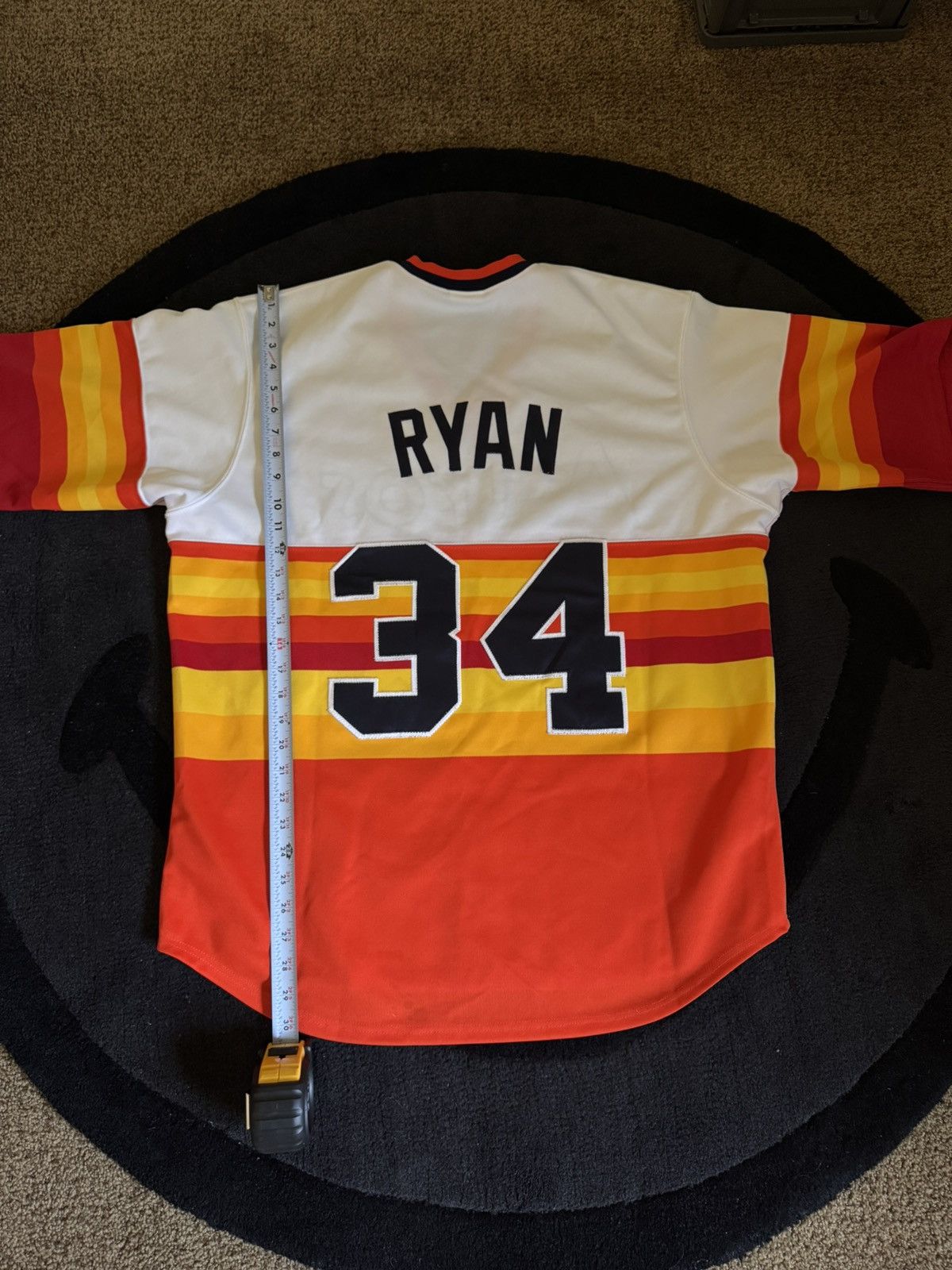 Cooperstown Collection × Majestic VTG Majestic Cooperstown Collection Astros Ryan #34 Jersey Size US XL / EU 56 / 4 - 4 Thumbnail