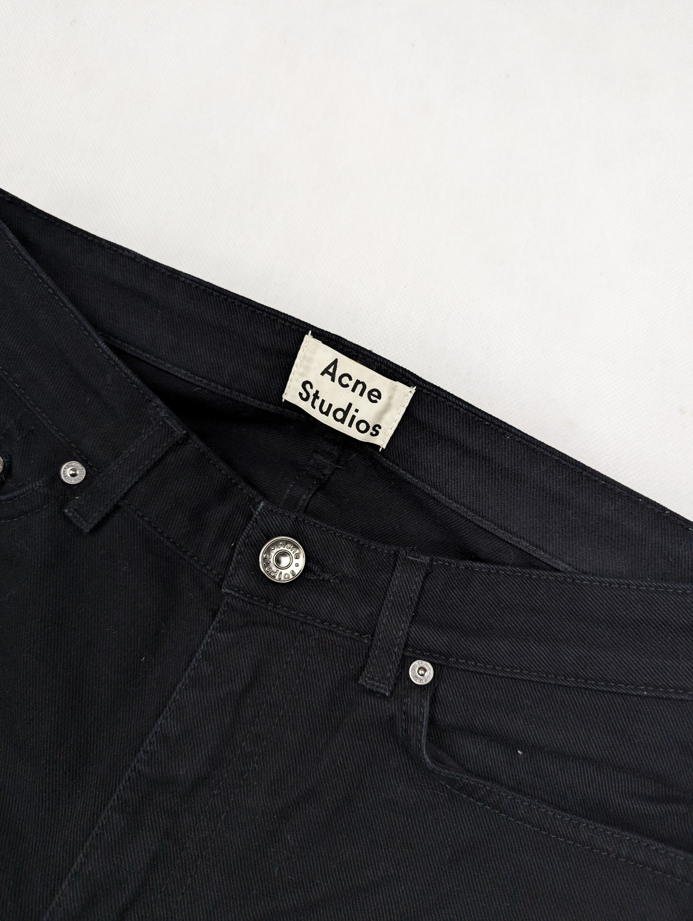 Acne Studios Acne Studios Row Black jeans 26 34 Size 26" / US 2 / IT 38 - 4 Thumbnail