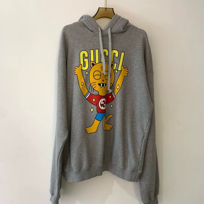 Gucci Gucci Men's Graphic Hoodie Medium Size Size US M / EU 48-50 / 2 - 1 Thumbnail