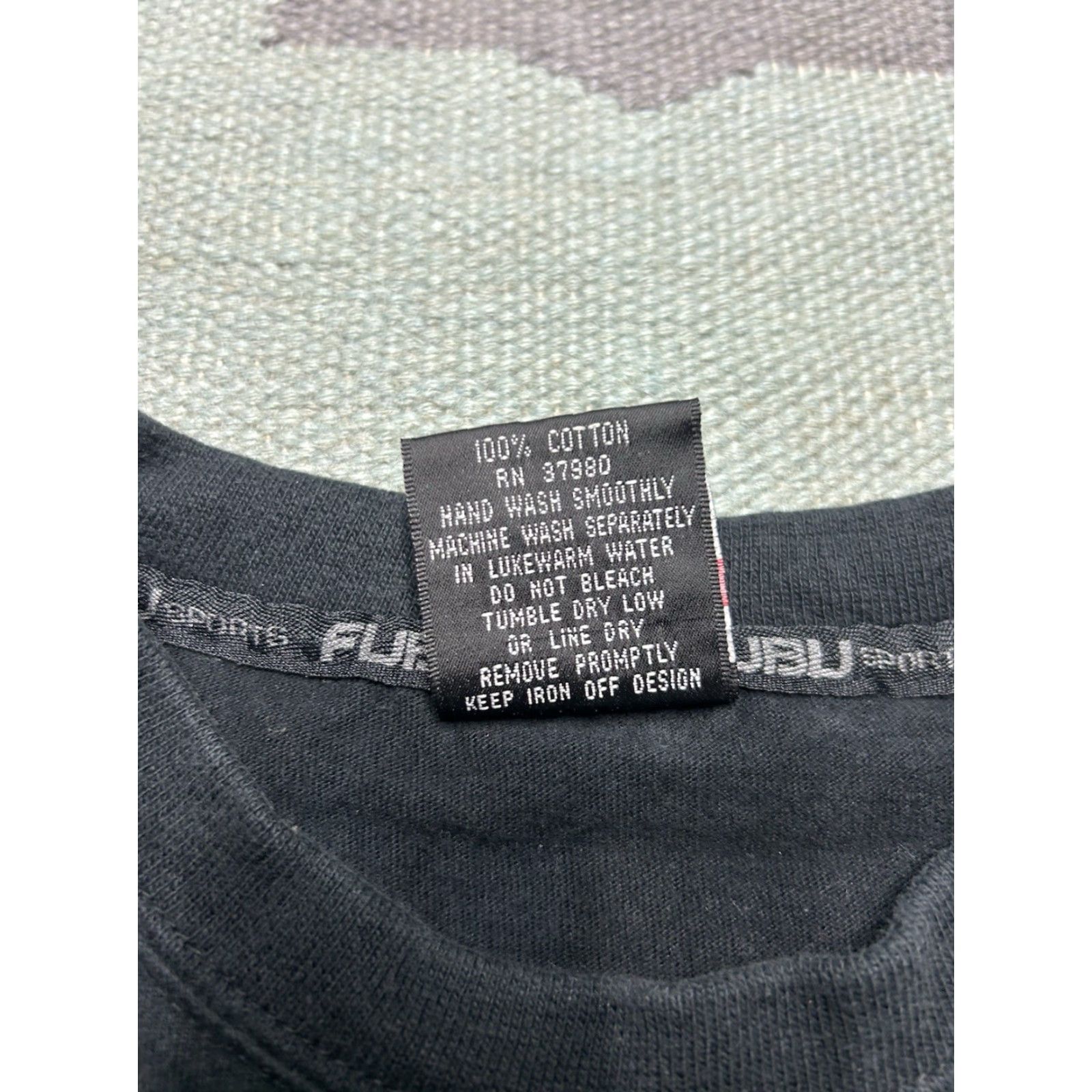 Fubu VINTAGE FUBU T-Shirt Embroidered Hip Hop Streetwear Black XL Men Adult Size US XL / EU 56 / 4 - 4 Thumbnail