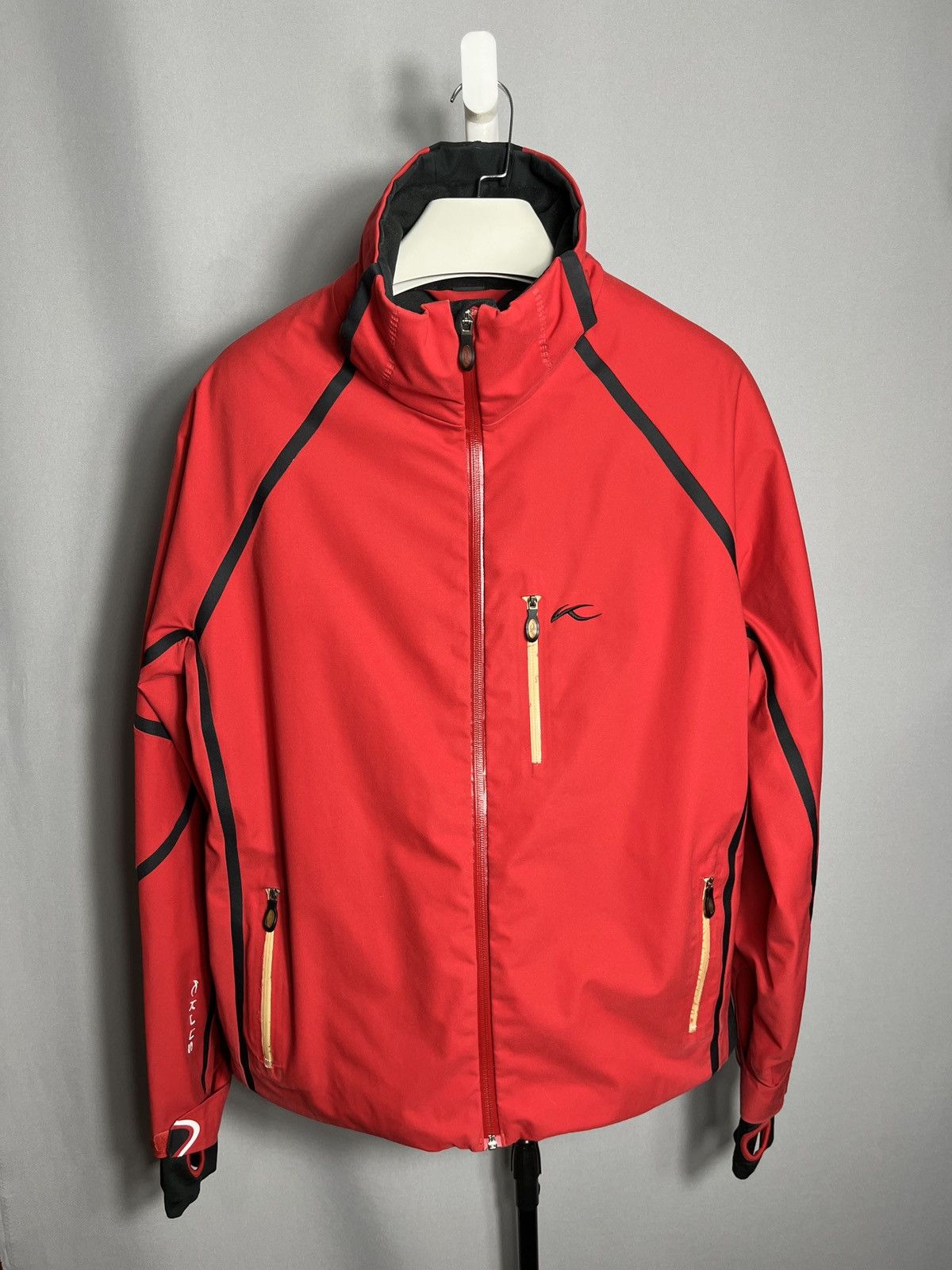 KJUS KJUS Storm Hood Jacket Ski Men Red Snowboarding Winter Sport Size US L / EU 52-54 / 3 - 1 Thumbnail