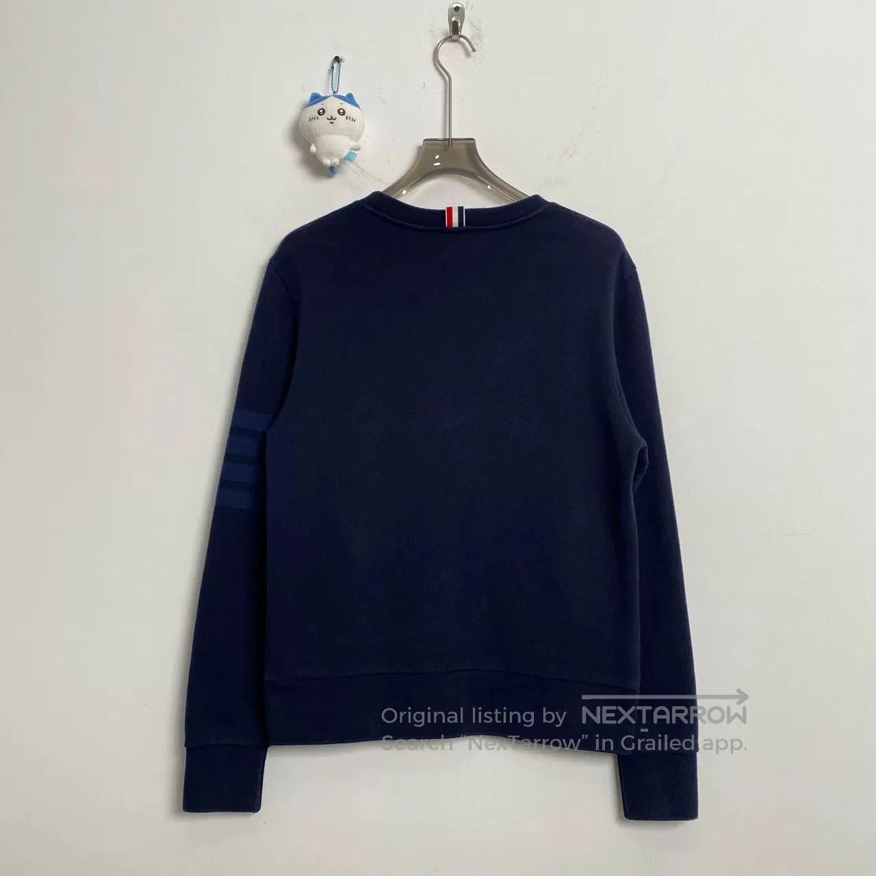 Thom Browne Thom Browne Navy Striped Sweatshirt Size 2. Size US M / EU 48-50 / 2 - 2 Thumbnail
