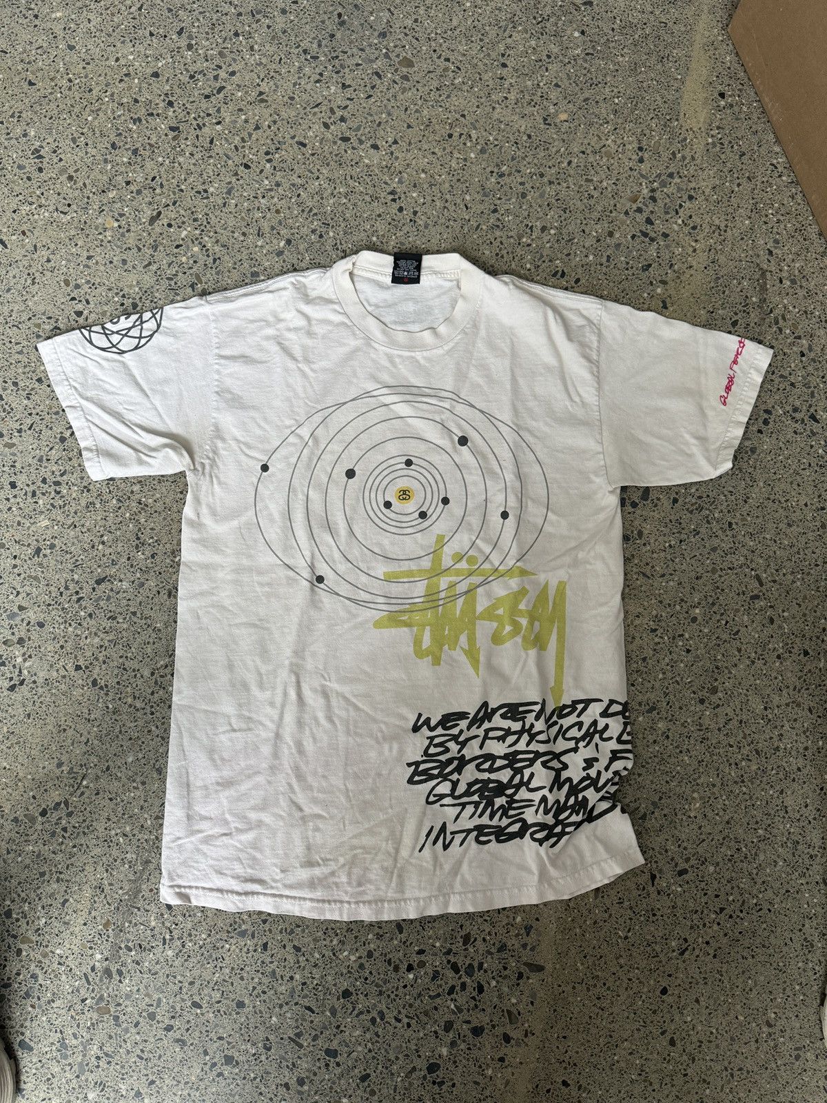 Stussy Vintage Stussy orbit tee Size US M / EU 48-50 / 2 - 1 Thumbnail