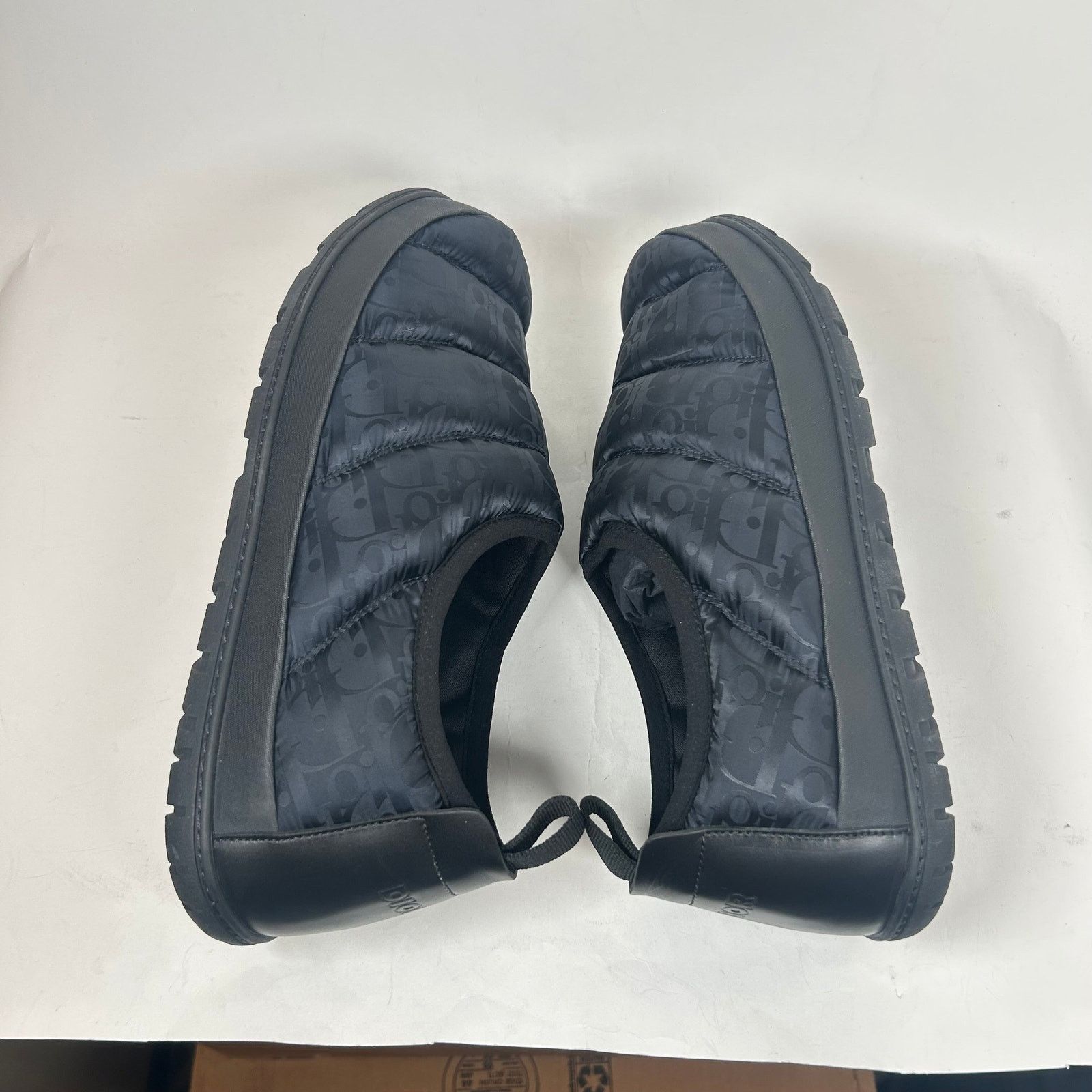 Dior Dior Black/Black Oblique Nylon Puffer Slipper Size 46 Size US 13 / EU 46 - 5 Thumbnail