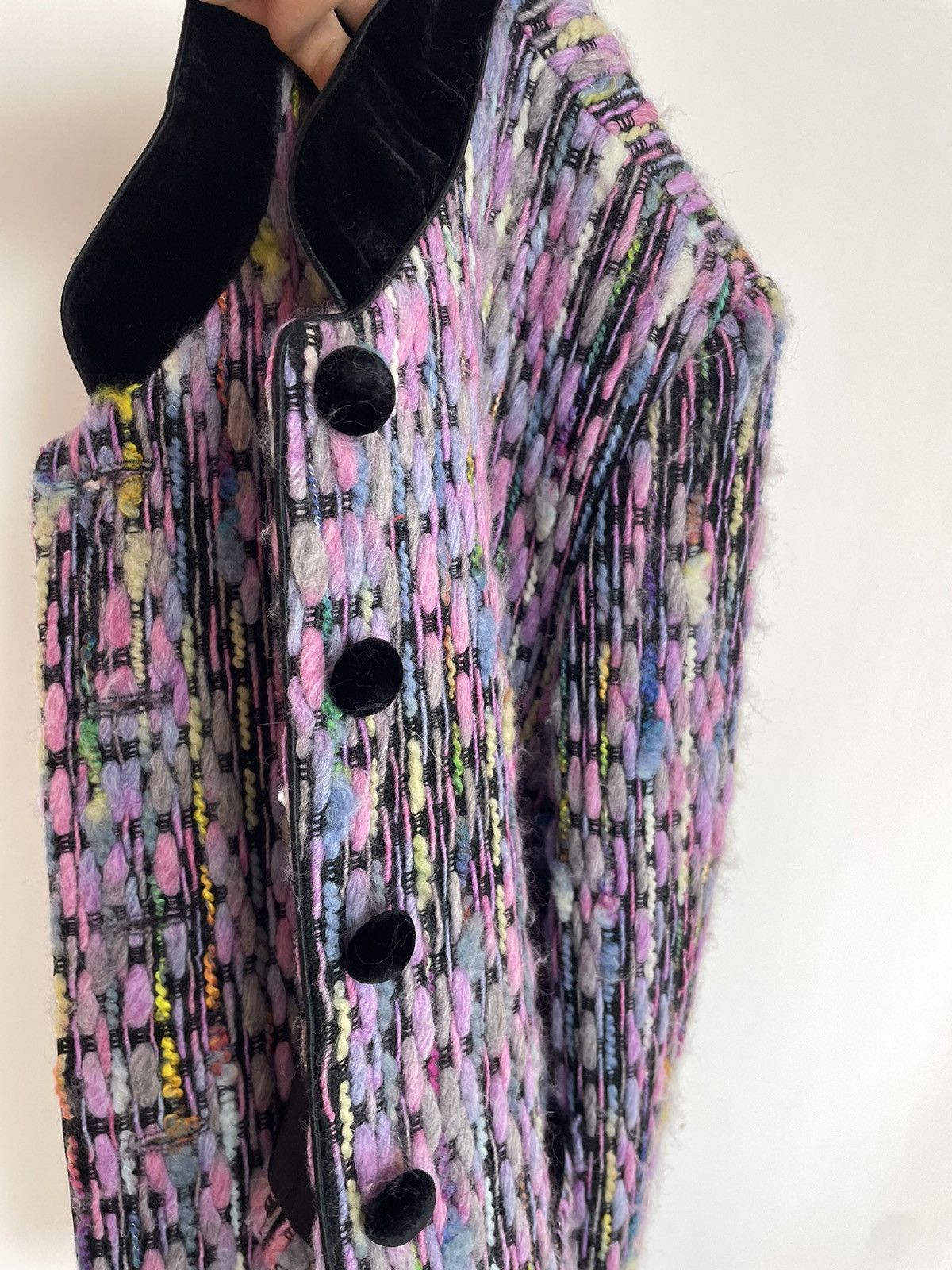 Vintage BARBARA LOHMANN COUTURE Blazer Angora/Cashmere/Silk size 36 Size XS / US 0-2 / IT 36-38 - 11 Thumbnail