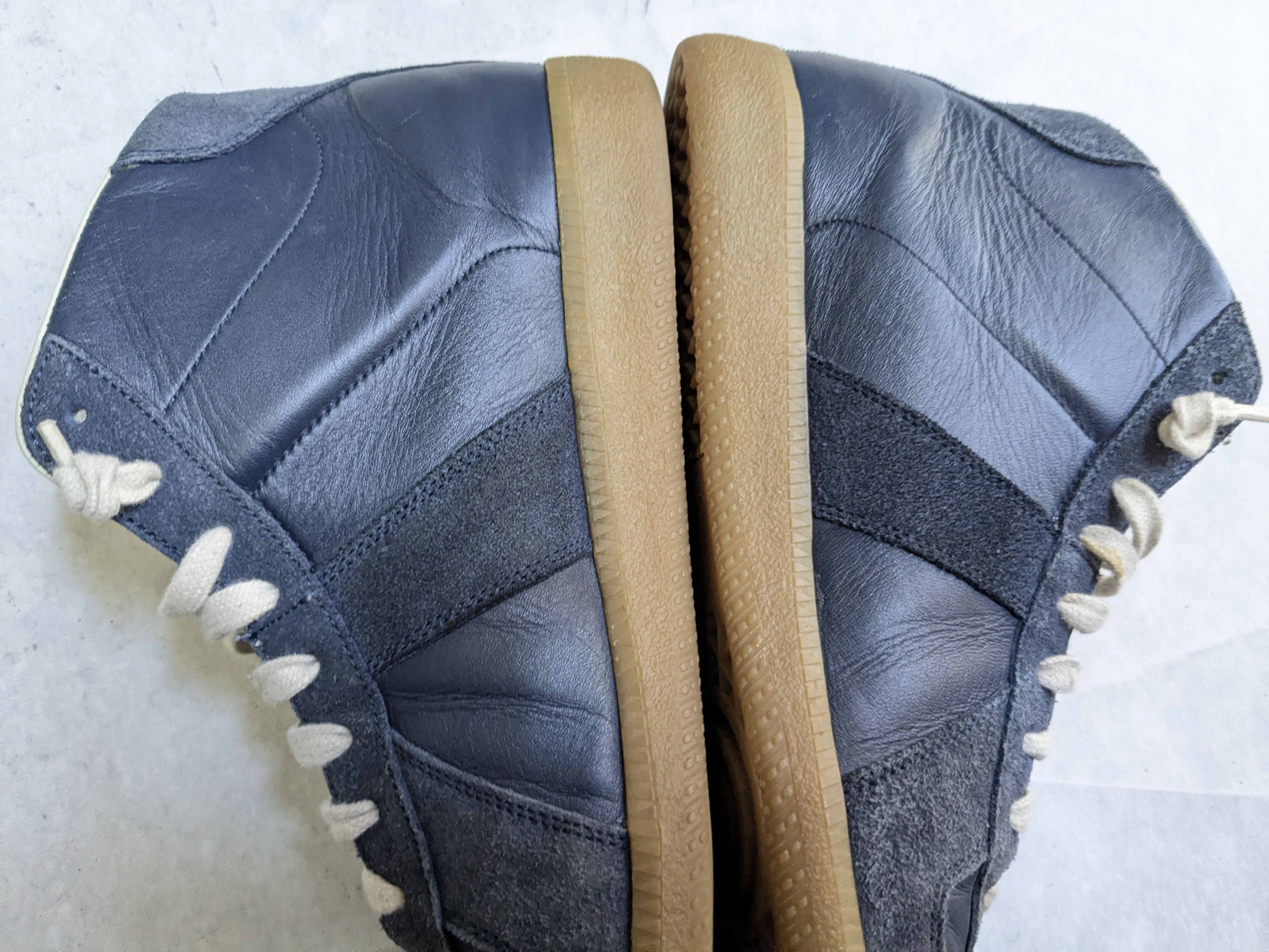 Maison Margiela Maison Margiela Replica GAT Navy Blue 9 42 High Tops Size US 9 / EU 42 - 12 Thumbnail