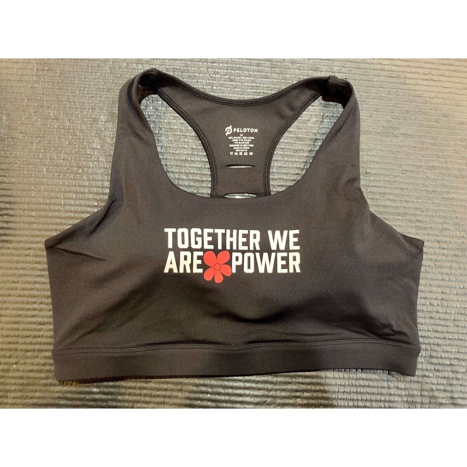 Peloton PELOTON Together We Are Power Advance Sophia Sports Bra 3X Size ONE SIZE - 8 Thumbnail