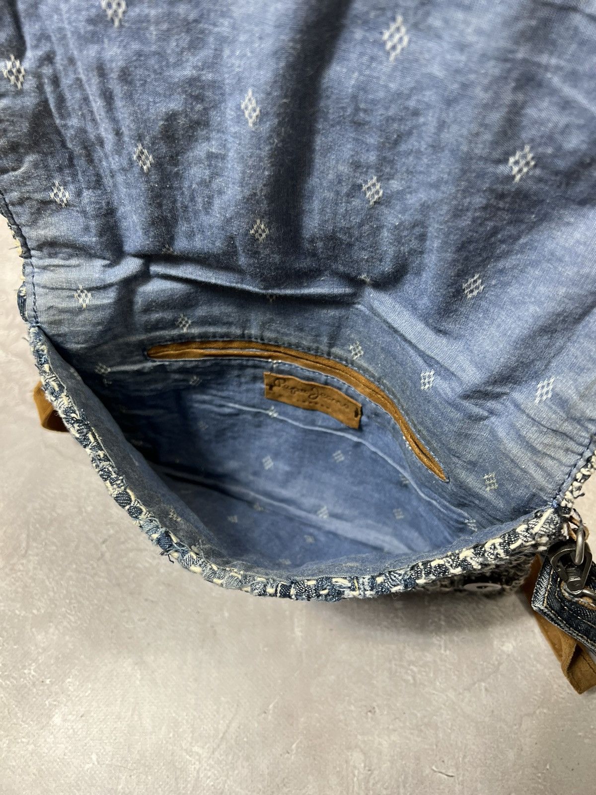Vintage Vintage Diesel Style Y2k Distressed Denim Bag Size ONE SIZE - 10 Thumbnail