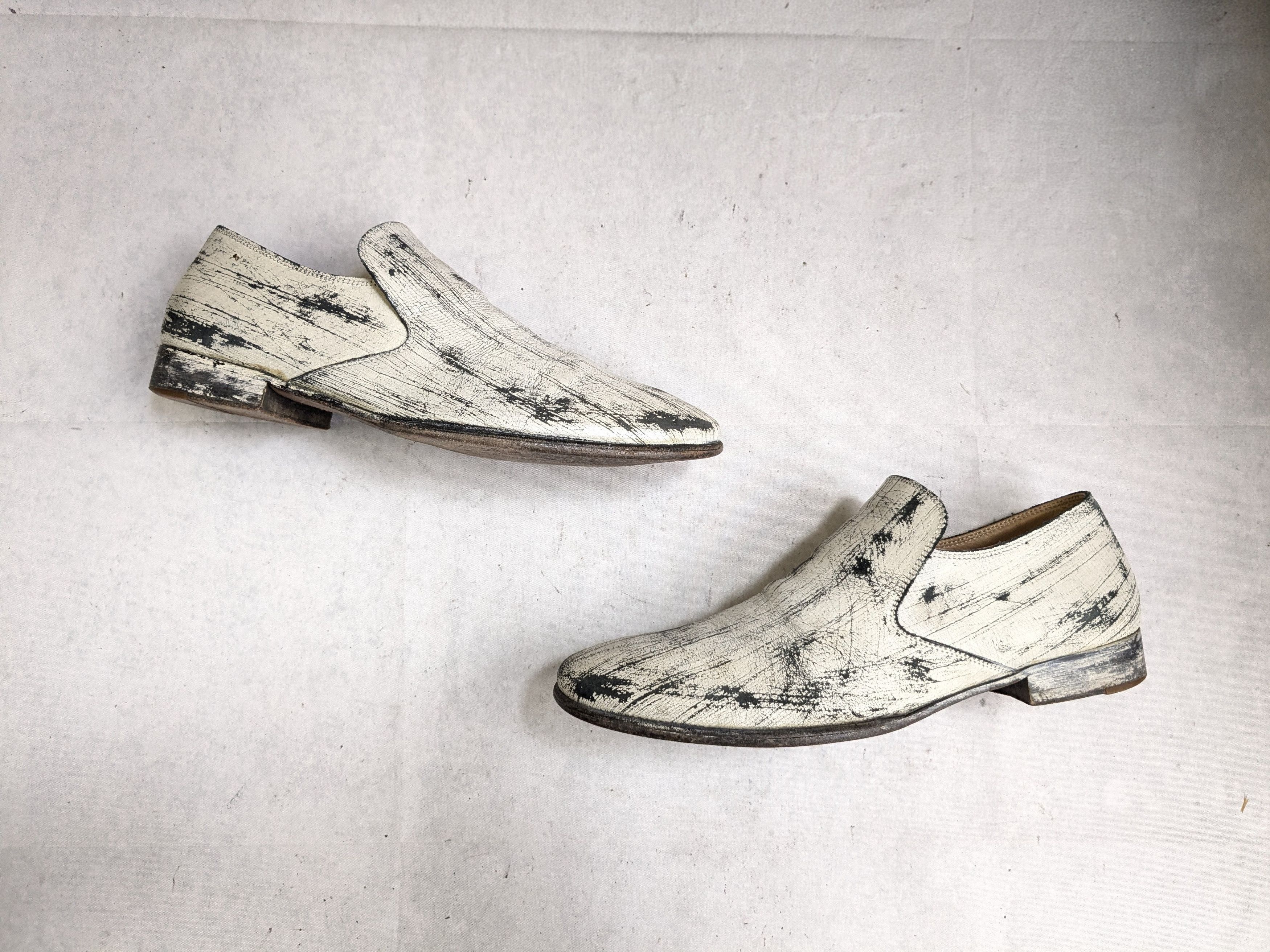 Maison Margiela Maison Margiela x H&M Loafers White 10 43 Low Top Size US 10 / EU 43 - 1 Thumbnail