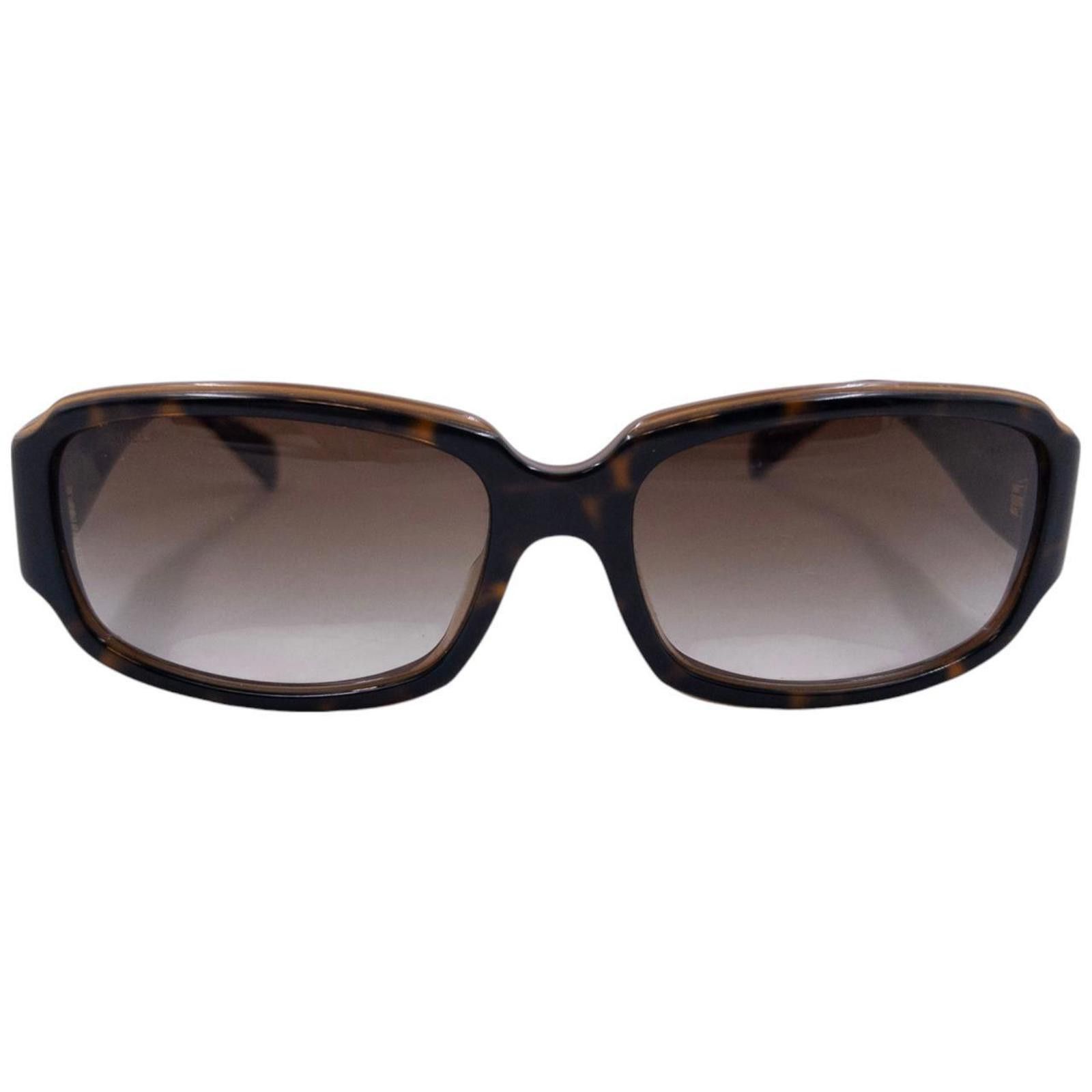 Chanel Vintage Chanel Tortoise Shell Sunglasses Size ONE SIZE - 2 Thumbnail