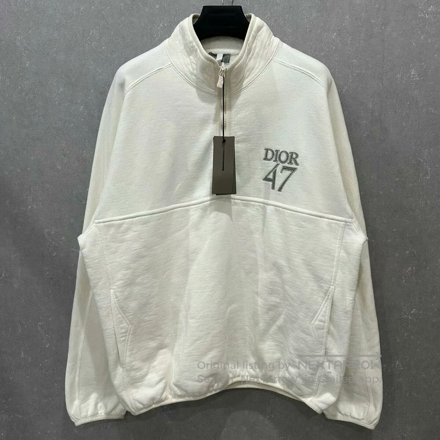 Dior dior embroidered half-zip sweatshirt size XXL. Size US XXL / EU 58 / 5 - 1 Thumbnail