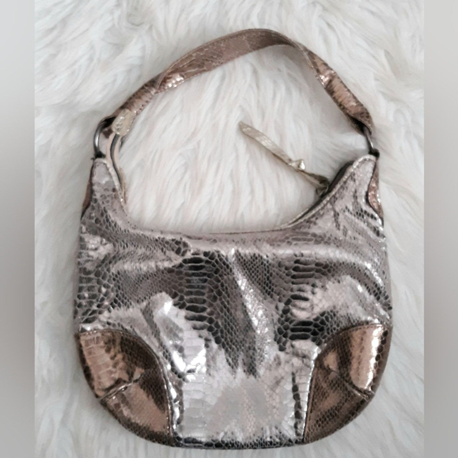 Vintage Maurices Snakeskin Hobo Bag Size ONE SIZE - 5 Thumbnail