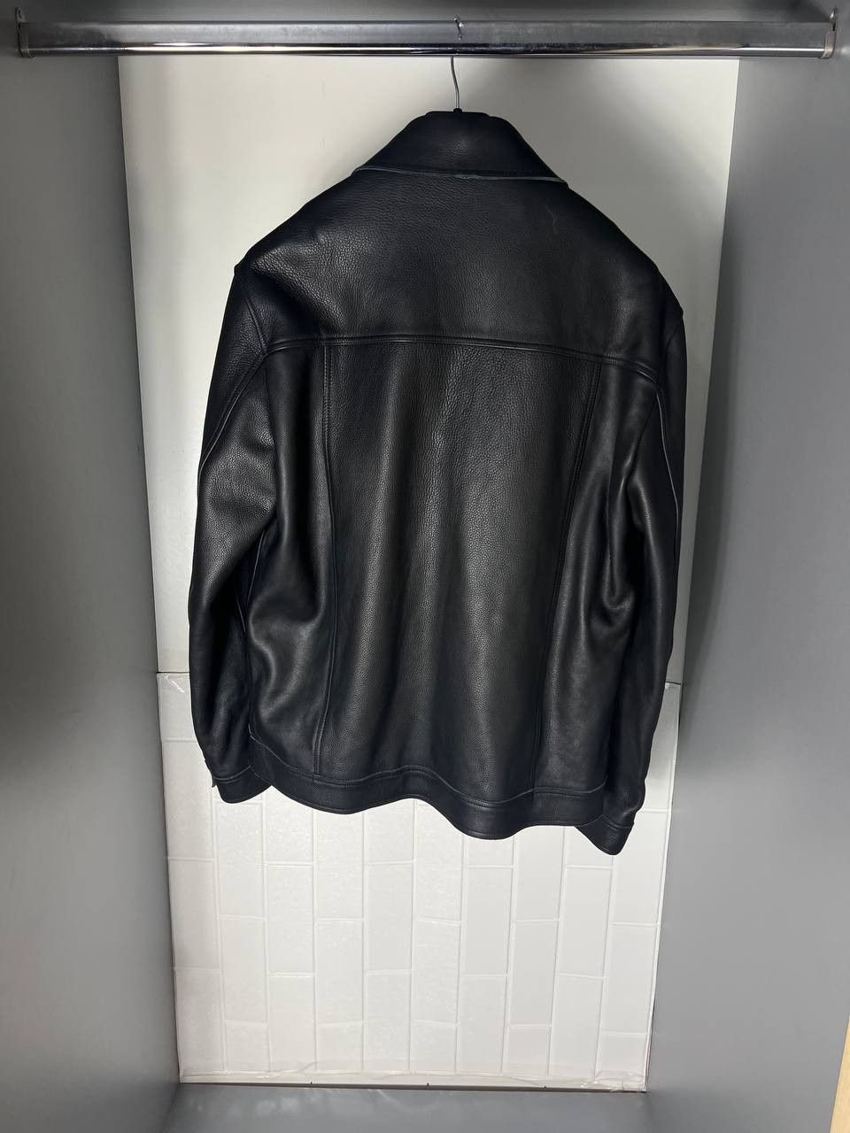 Ted Baker VERY RARE TED BAKER REAL LEATHER JACKET BIKE CASUAL Y2K Size US M / EU 48-50 / 2 - 10 Thumbnail