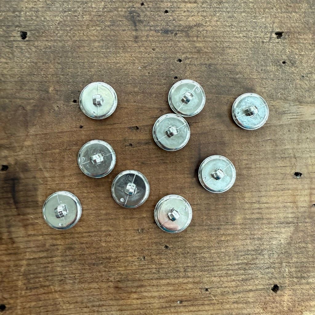Ungaro Paris 9 Vintage Ungaro Midnight Blue Silver Tone Buttons Size ONE SIZE - 6 Thumbnail