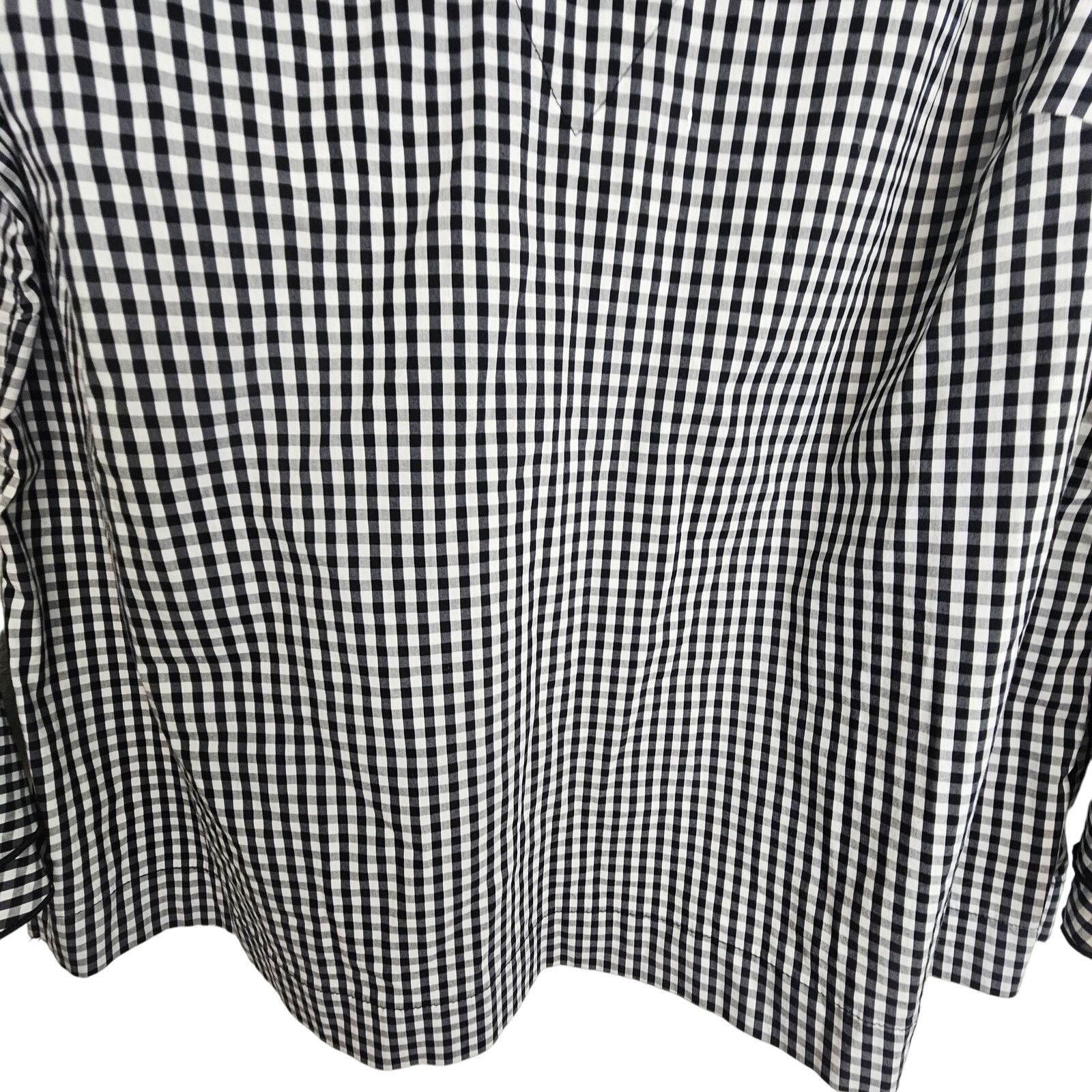 White House Black Market White House Black Market Emma Gingham Poplin Blouse Size 12 Size XL / US 12-14 / IT 48-50 - 3 Thumbnail