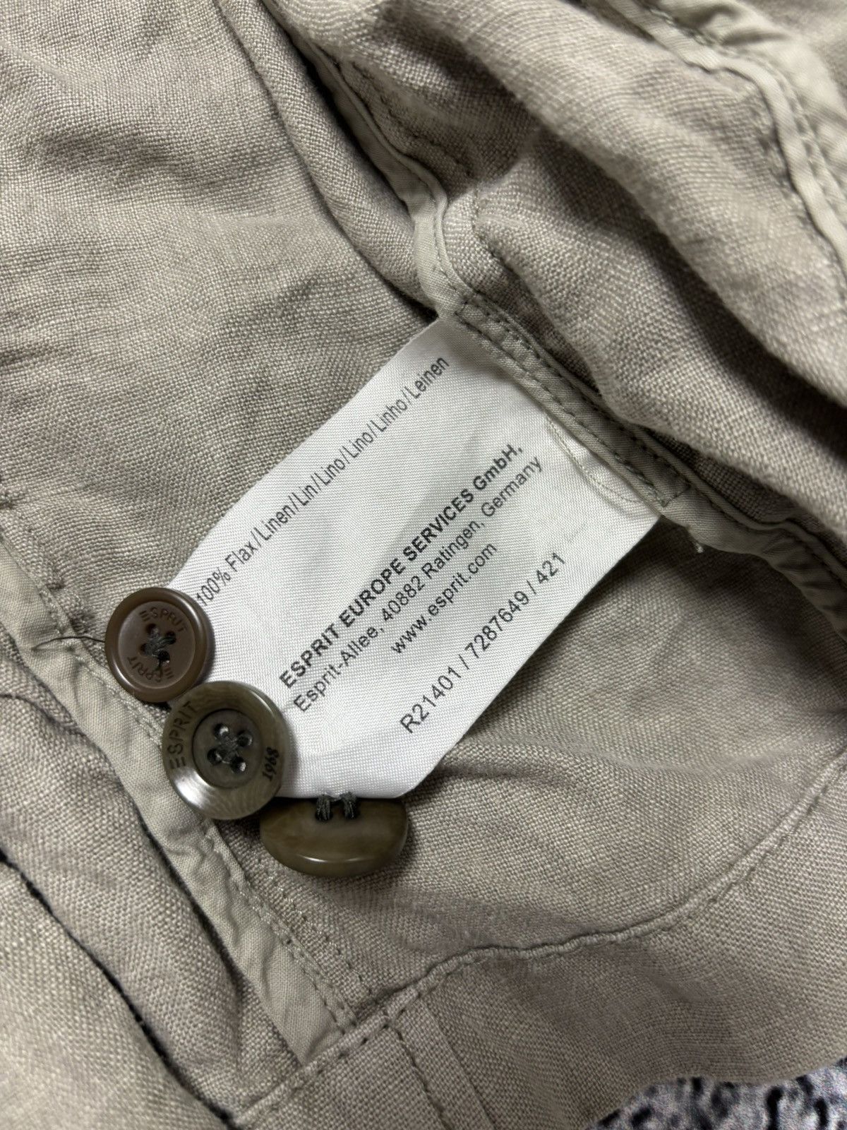 Vintage Archive flax asymmetrical jacket japanese style Size M / US 6-8 / IT 42-44 - 7 Thumbnail