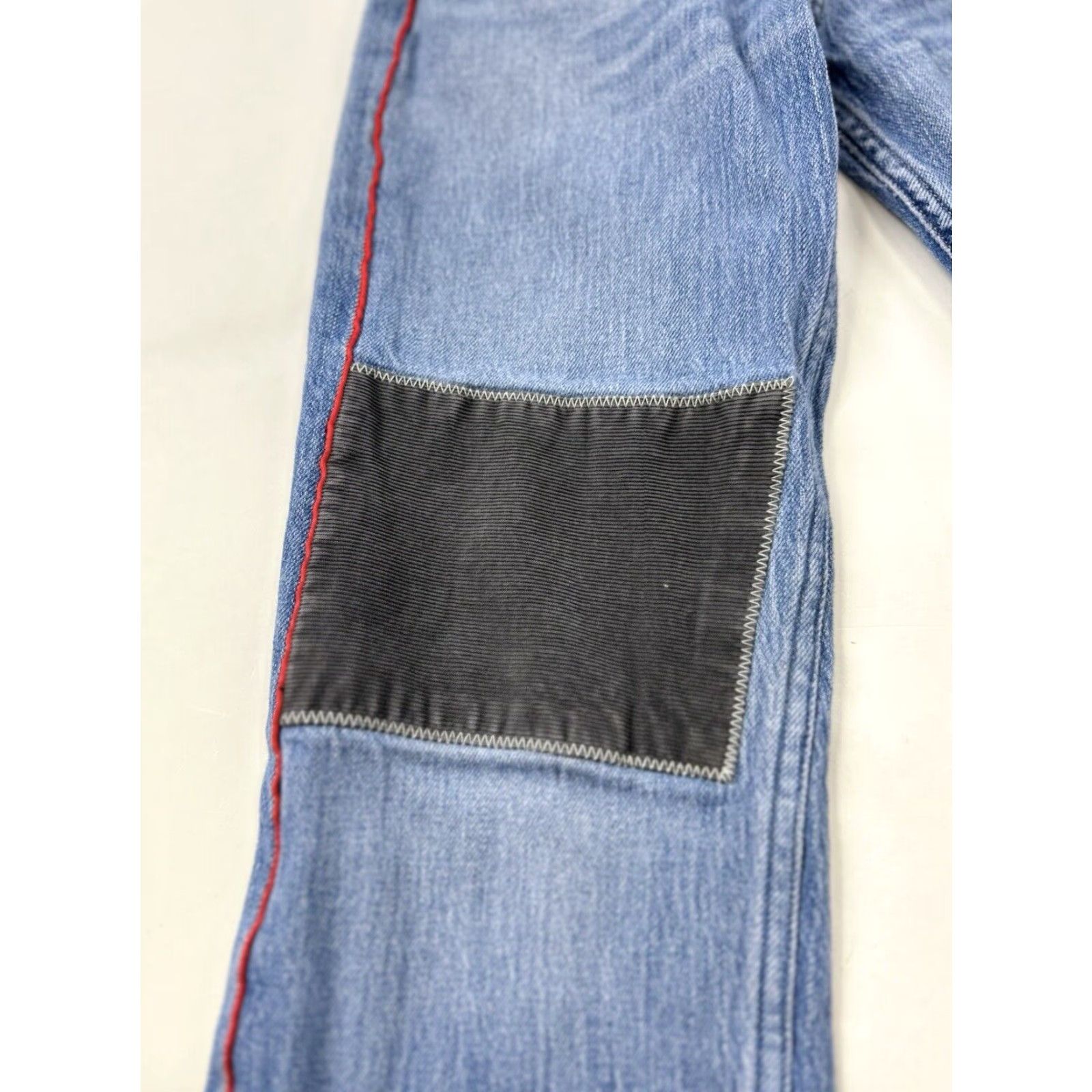 Rag & Bone VINTAGE Rag & Bone Women’s Jeans 24 High Rise Straight Ankle Patchwork Denim Blue 2010s Size 42" / US 20 - 3 Thumbnail