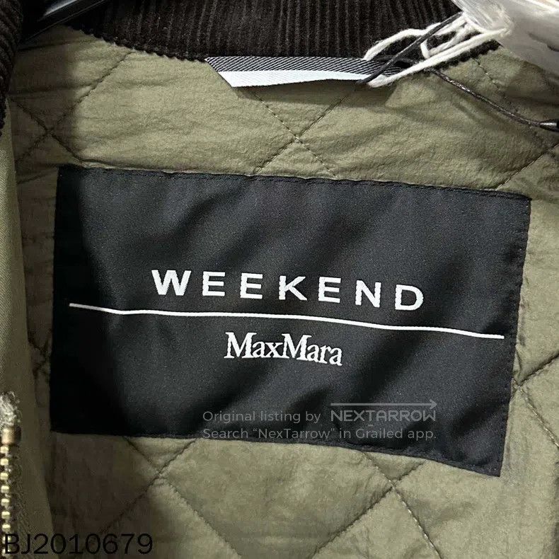 Max Mara Max Mara Military Green Quilted Cotton Jacket Size XS / US 0-2 / IT 36-38 - 5 Thumbnail