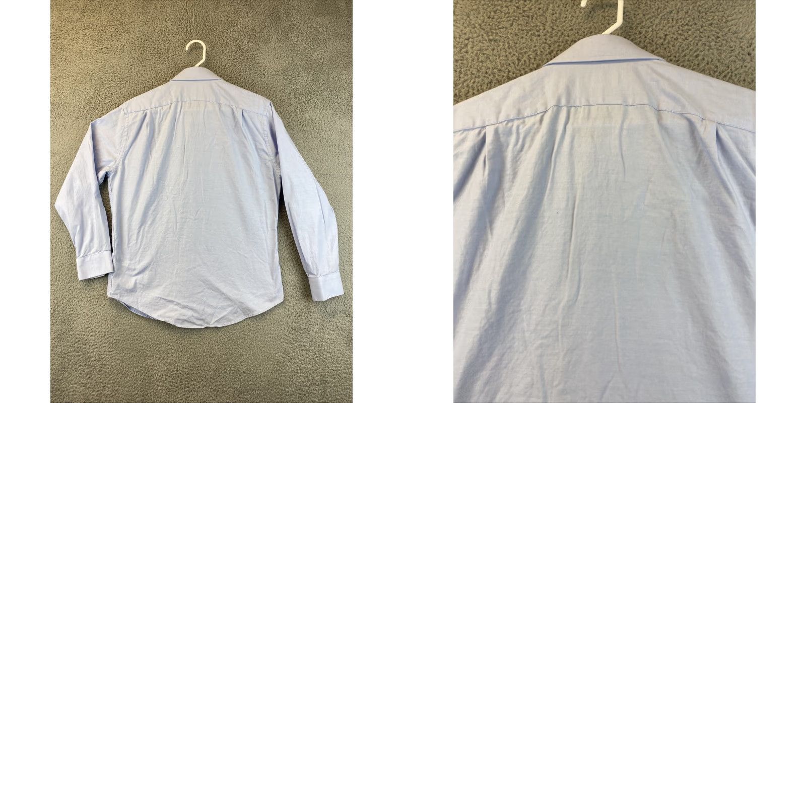 Nordstrom NORDSTROM RACK Men's Dress Shirt Non-Iron Long Sleeve Light Blue 15.5 32/33 Size 40R - 8 Thumbnail