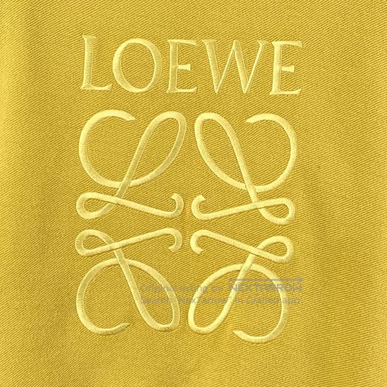 Loewe Loewe Yellow logo embroidered cotton round neck long sleev Size S / US 4 / IT 40 - 4 Thumbnail