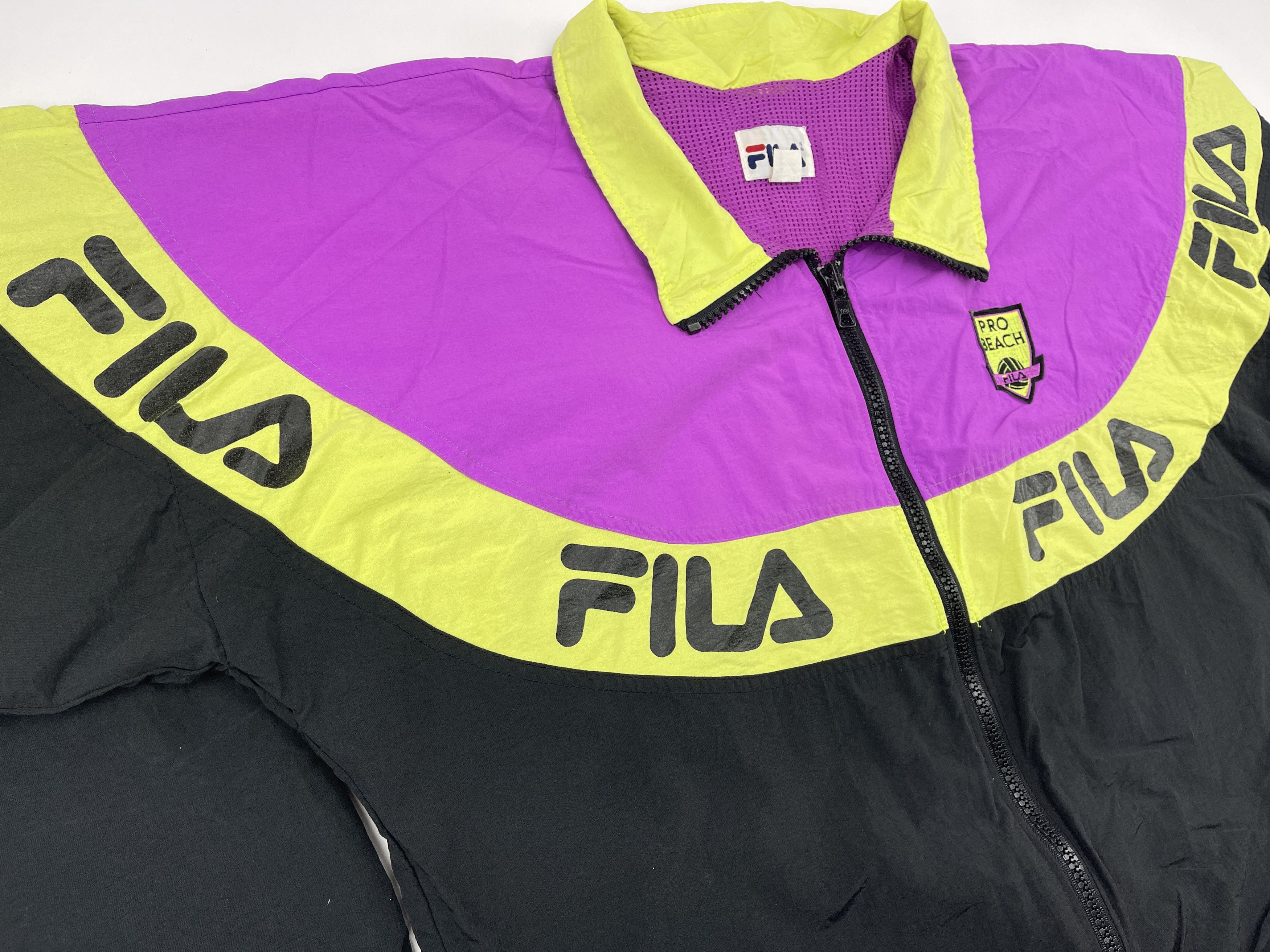 Fila FILA jacket, vintage windbreaker, 90s hip hop 1990s size XL Size US XL / EU 56 / 4 - 9 Thumbnail