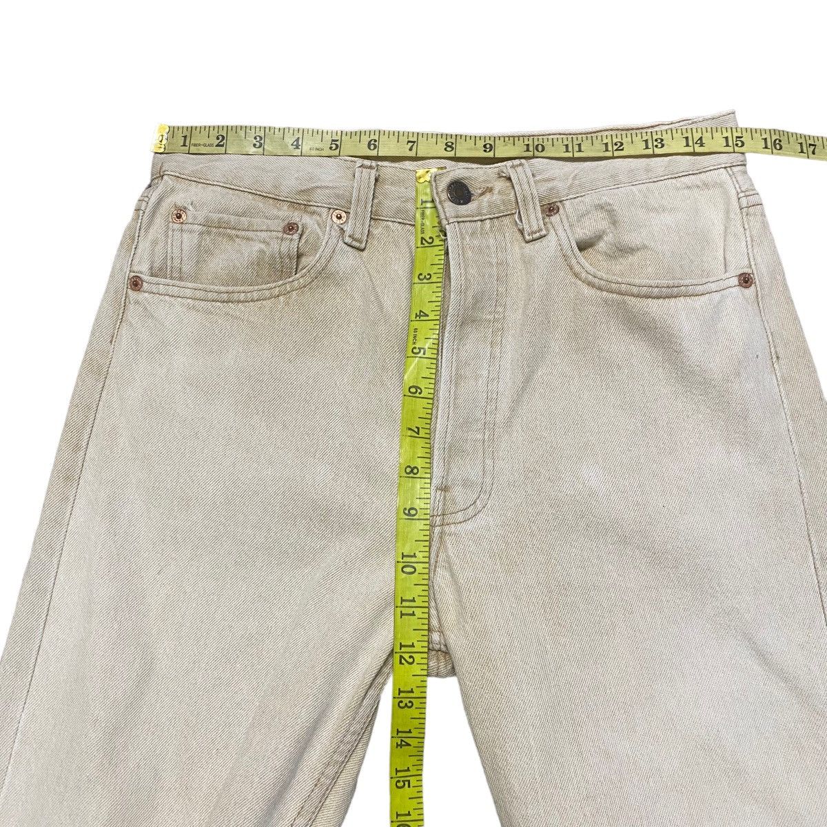 Levi's Vintage Levis 501 Fade Brown Jeans Size US 30 / EU 46 - 16 Thumbnail