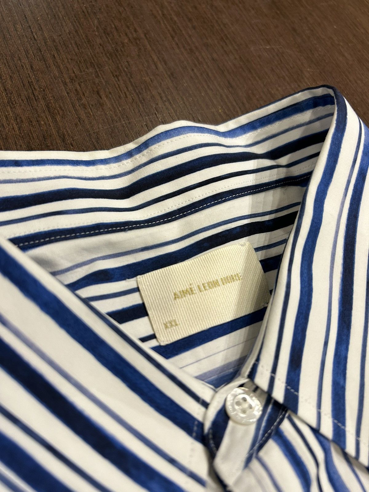 Aime Leon Dore Aime Leon Dore Watercolor Button Up Shirt Size US XXL / EU 58 / 5 - 3 Thumbnail