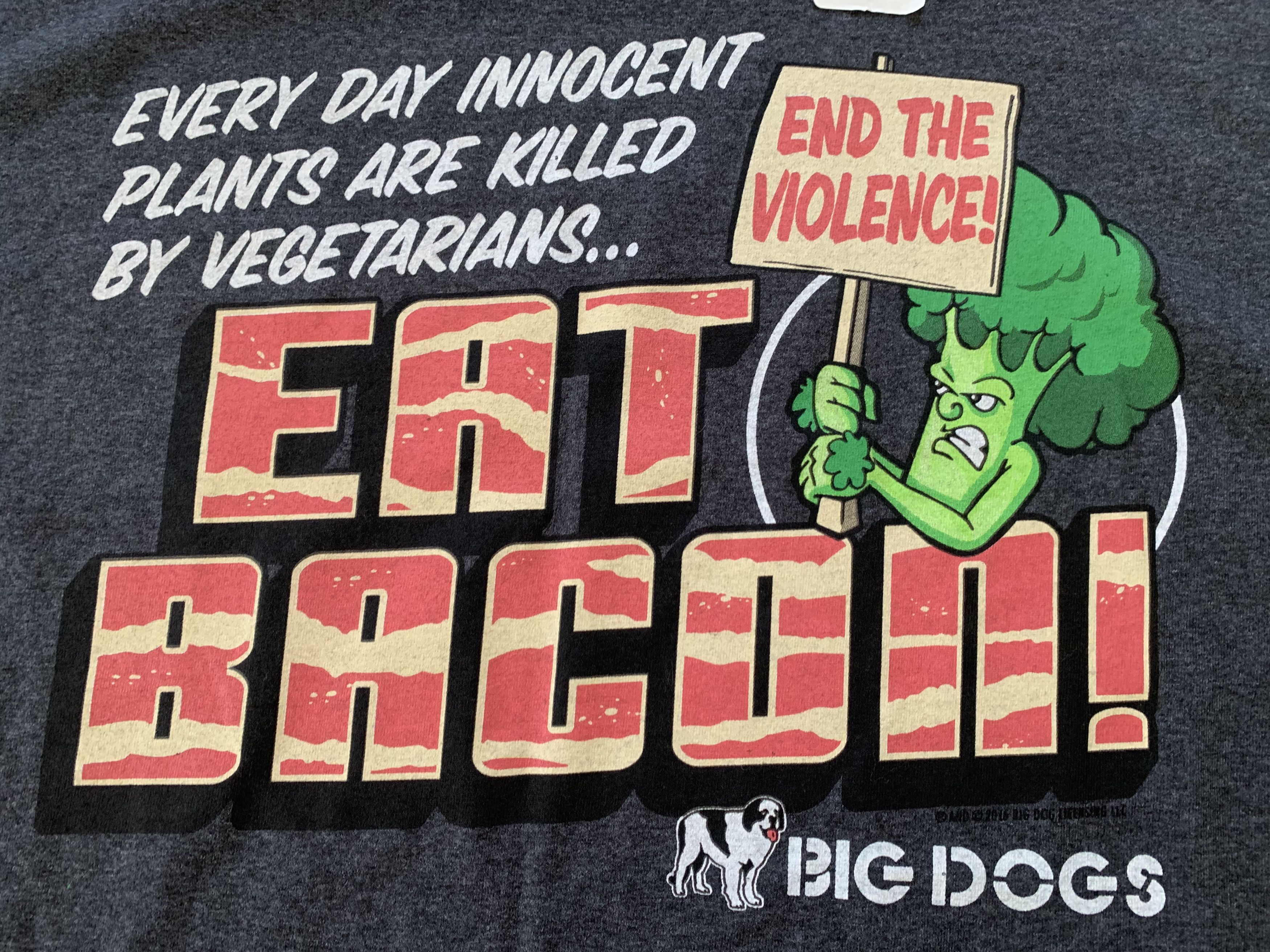Hanes Hanes Eat Bacon! Printed T-Shirt Size US XL / EU 56 / 4 - 6 Thumbnail
