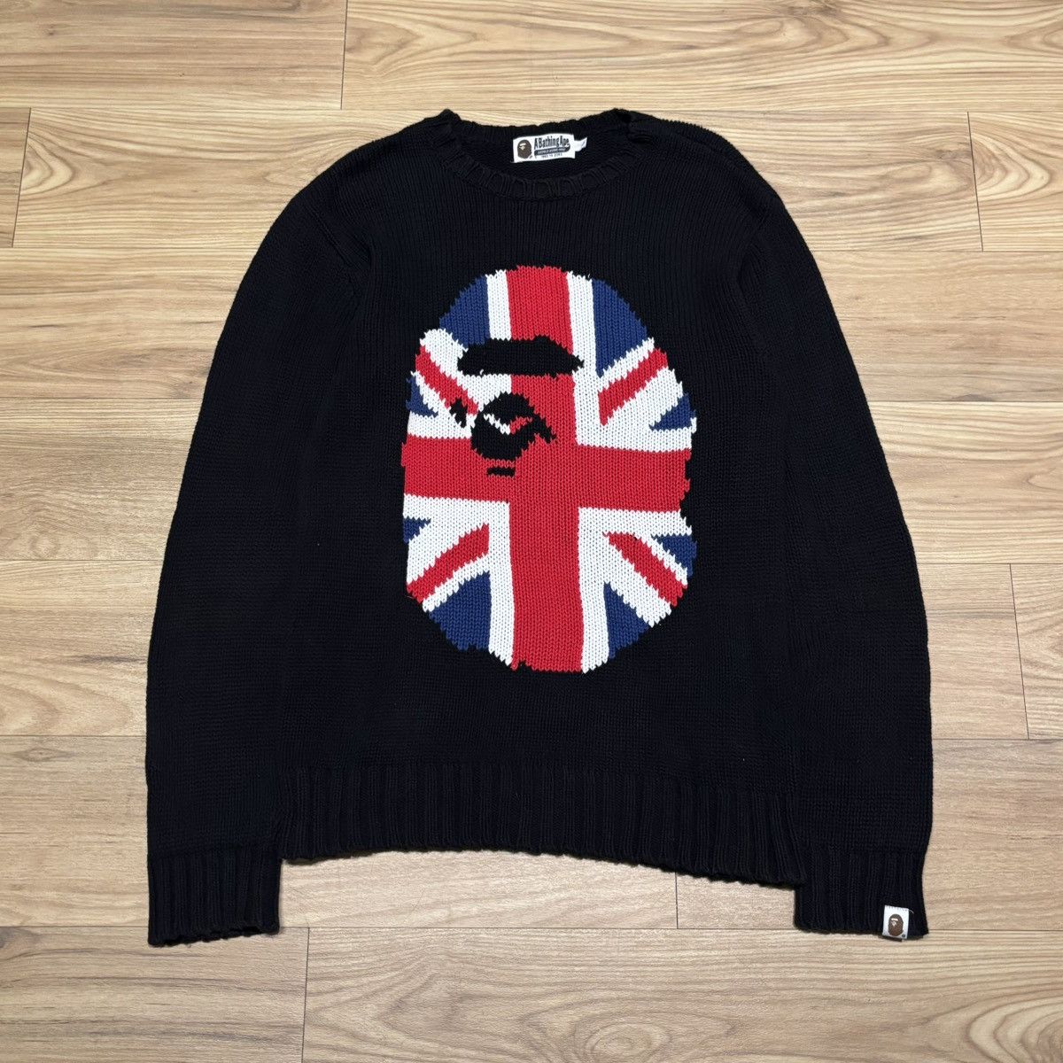 Bape Bape Union Jack Ape Head Sweater Size US L / EU 52-54 / 3 - 1 Thumbnail