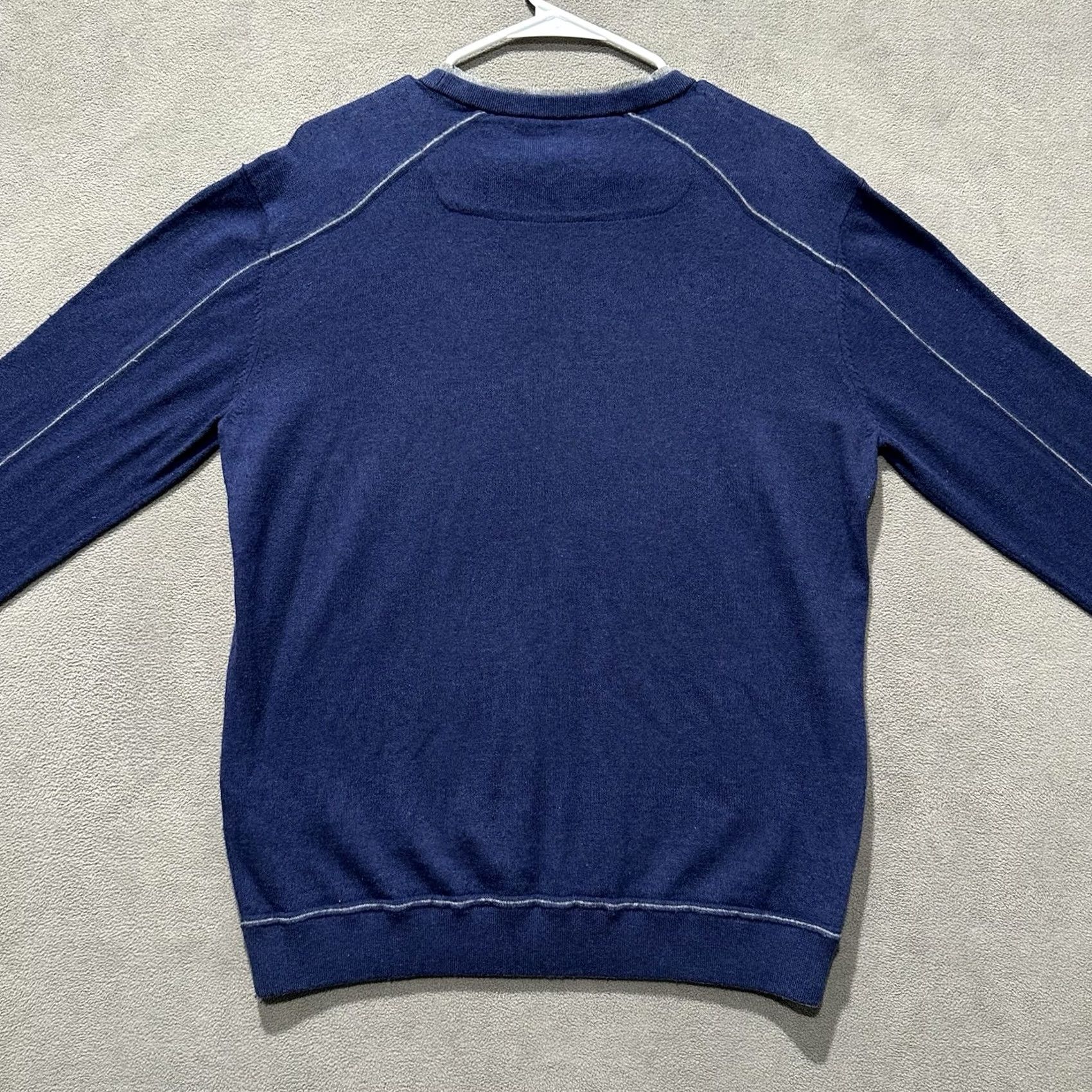 Ermenegildo Zegna Zegna Sport Sweater Mens XL Blue Cotton Cashmere Blend Crewneck Pullover Knit Casual Sports Mens Regular Size M Size US M / EU 48-50 / 2 - 2 Thumbnail