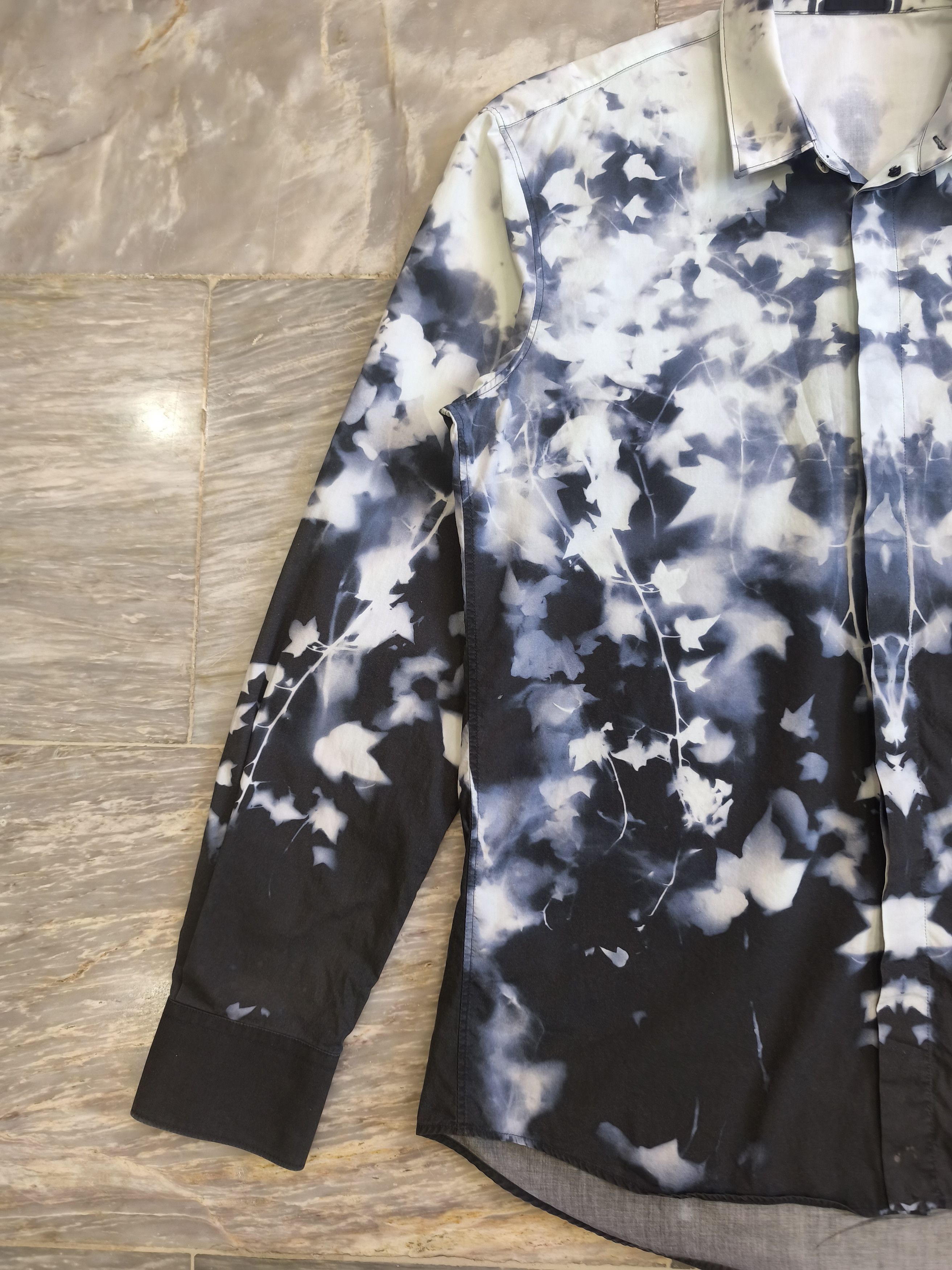 Alexander McQueen 2012 Alexander McQueen Dye Polo Longsleeve Button Up Size US M / EU 48-50 / 2 - 3 Thumbnail