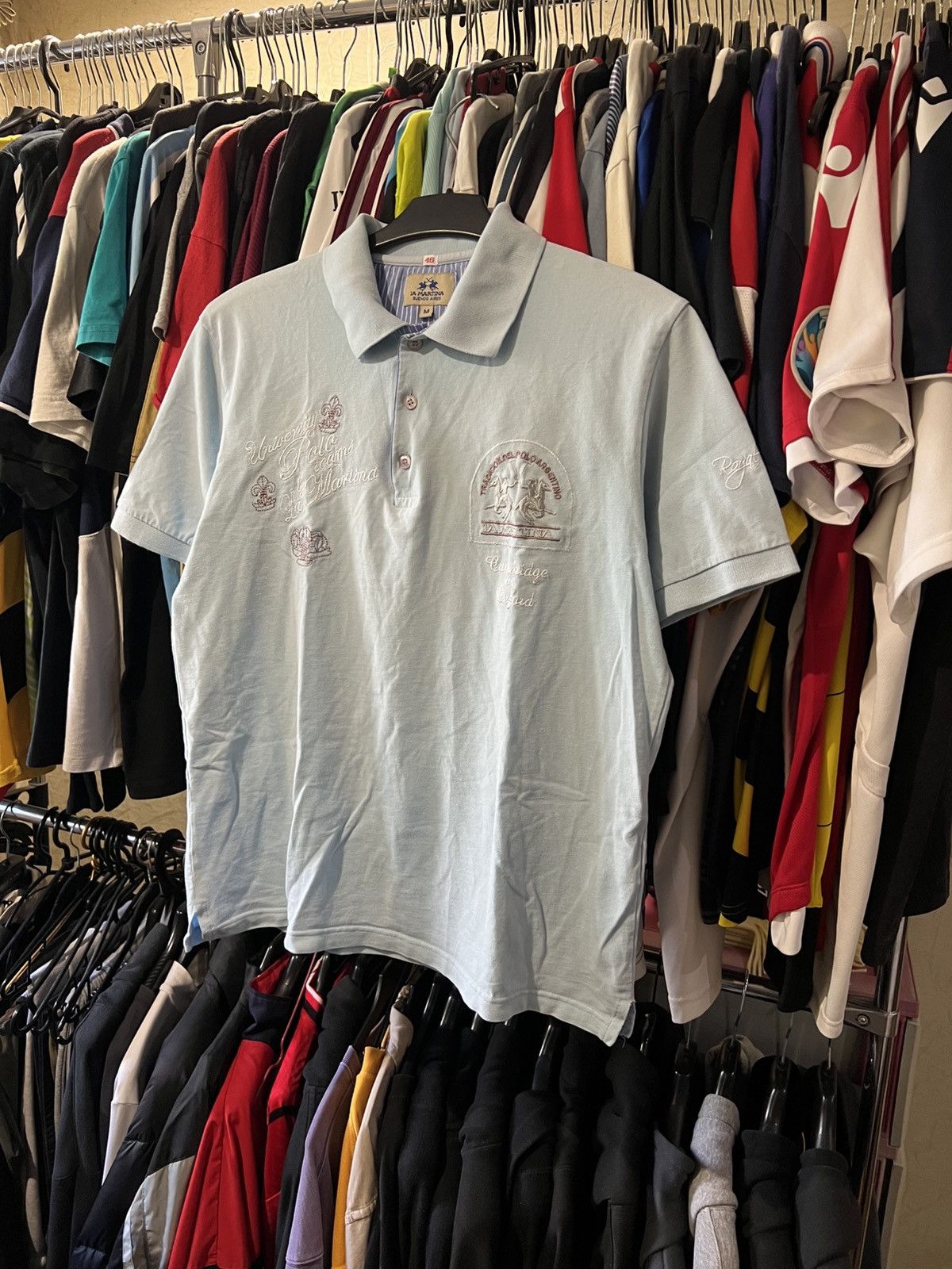 La Martina VINTAGE LA MARTINA ARGENTINA POLO TEAM SHIRTT EMBROIDERED M Size US M / EU 48-50 / 2 - 2 Thumbnail