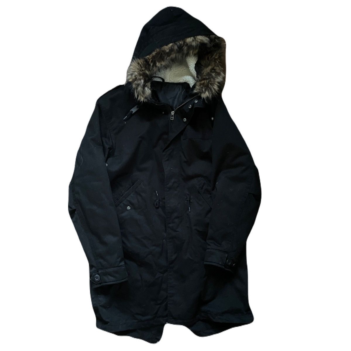 If Six Was Nine 2000s Japanese archive vkei fur military parka jacket Size US S / EU 44-46 / 1 - 2 Thumbnail
