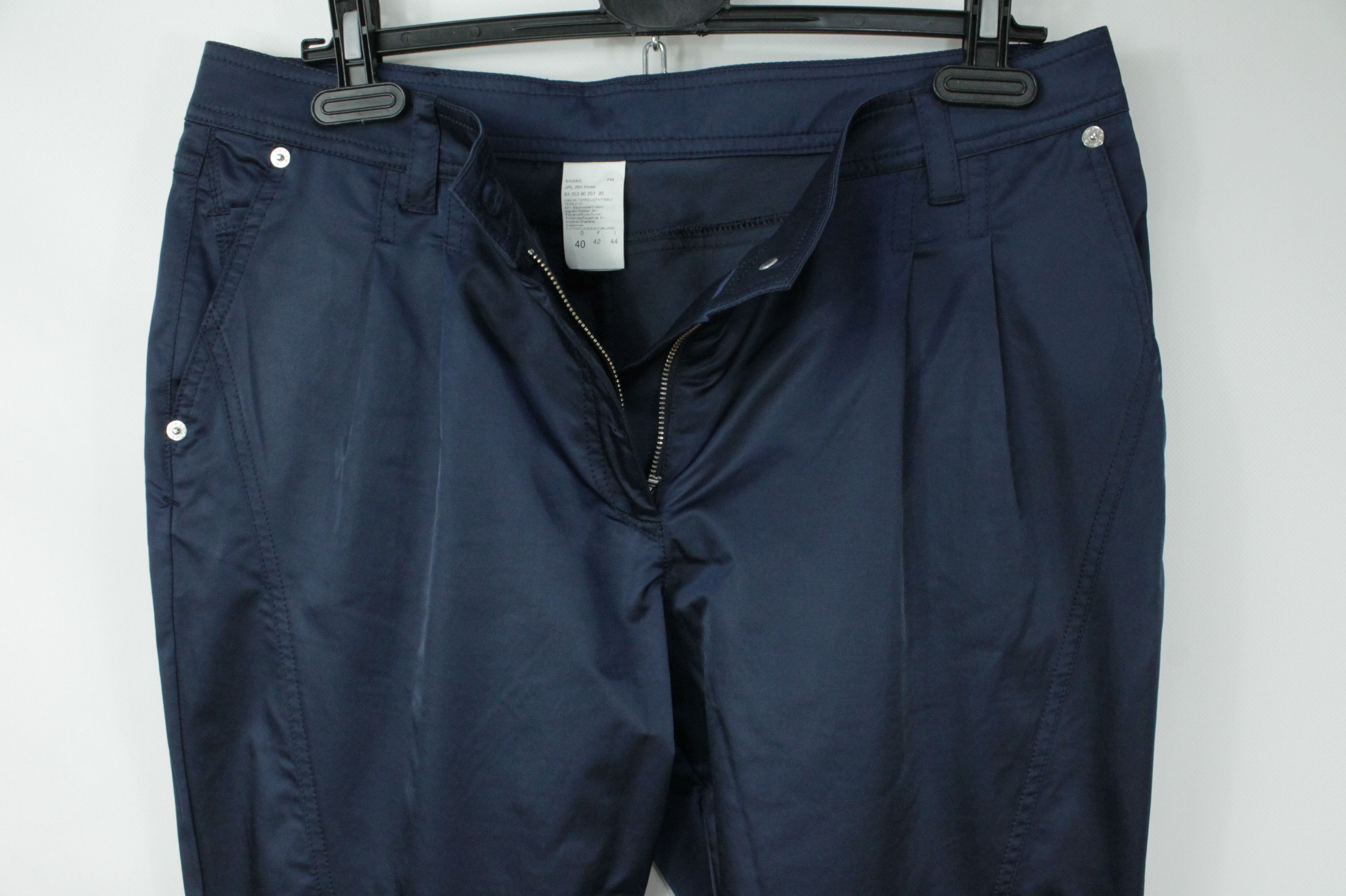Designer AirField Elegant Pantsuit Savanna Blue Blazer Women's Size M / US 6-8 / IT 42-44 - 12 Thumbnail