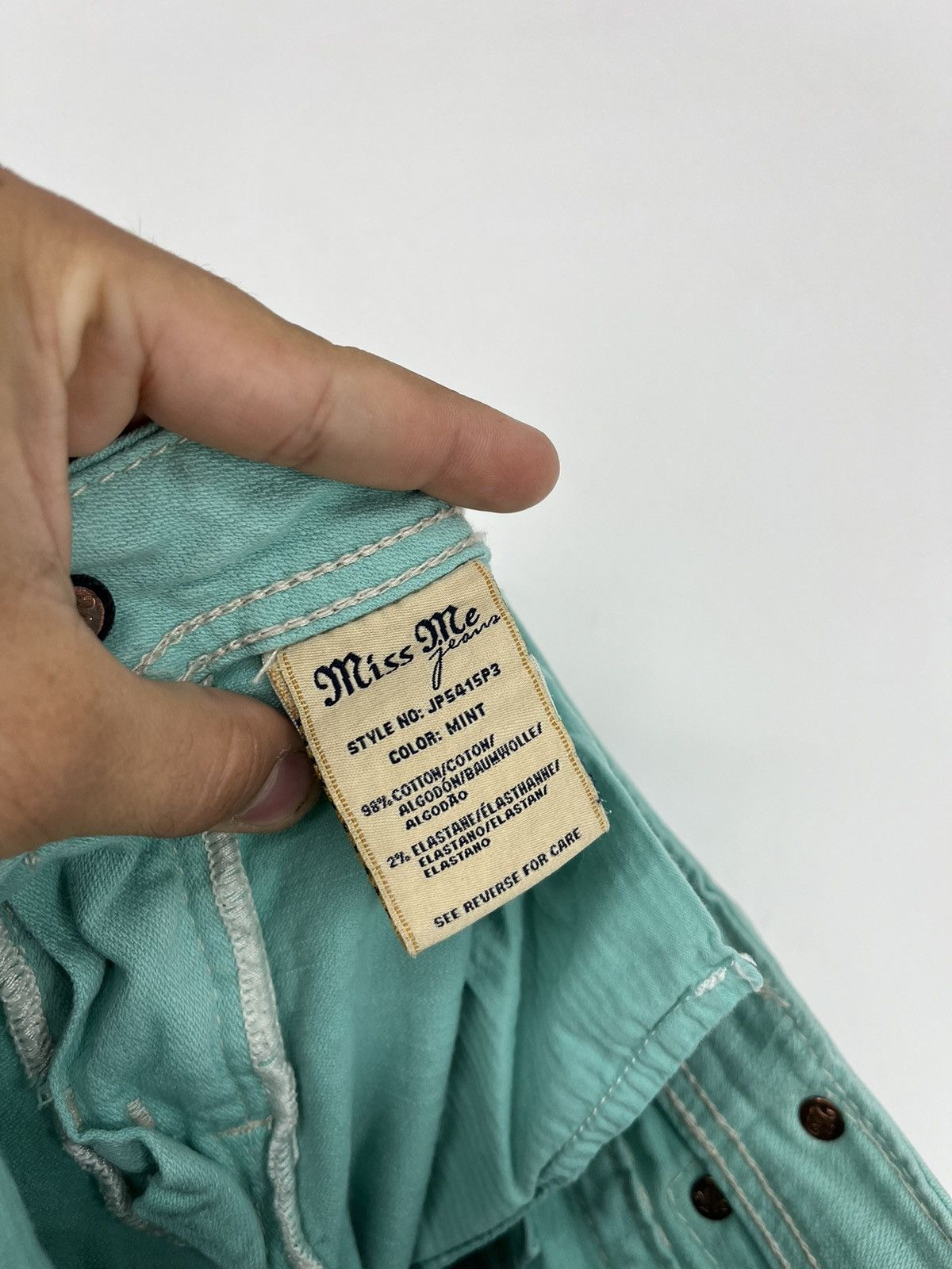 Japanese Brand × Miss Me Miss Me Easy cropped Jeans Women's Size 30 Blue Denim Size 30" / US 8 / IT 44 - 11 Thumbnail