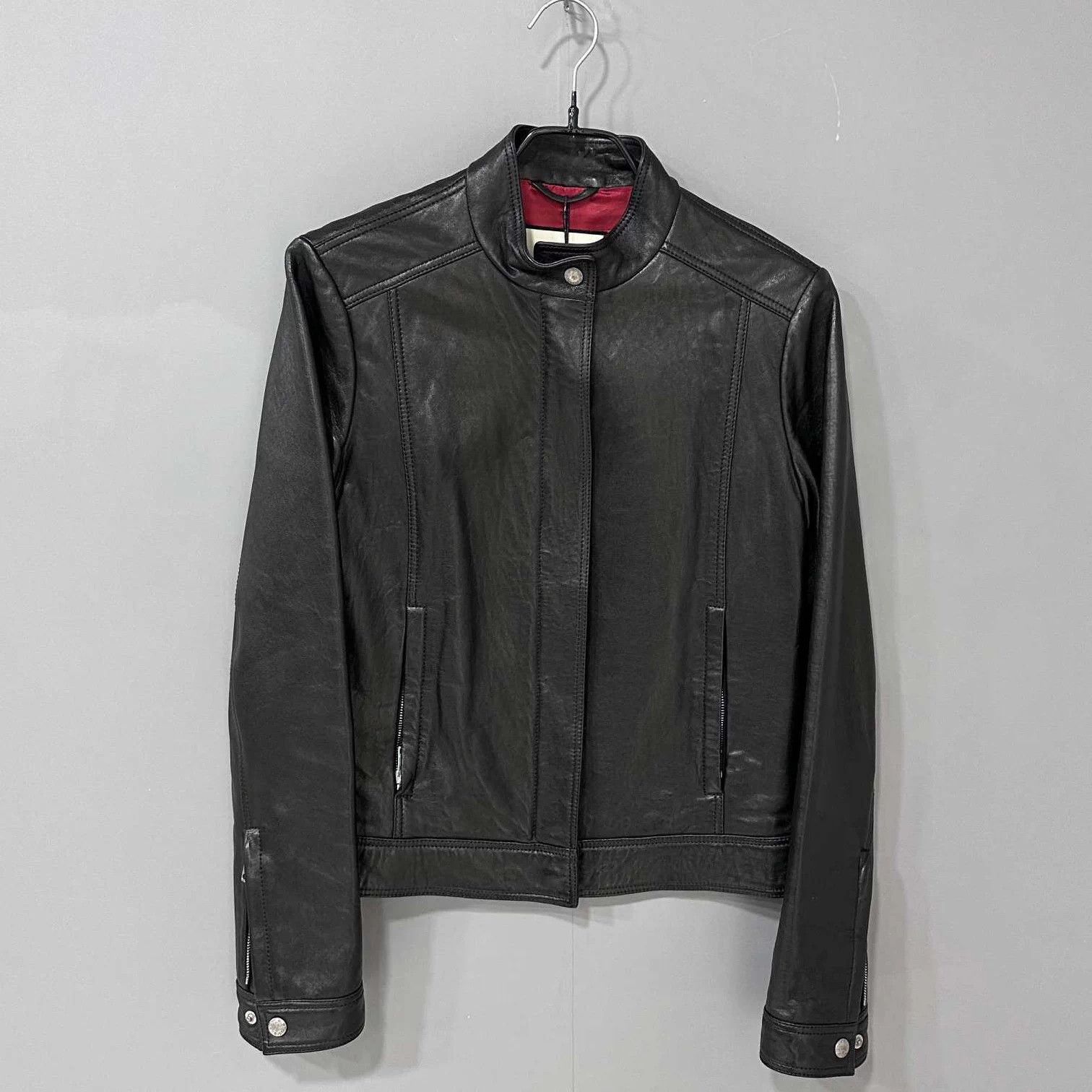 Gucci GUCCI Black Leather Jacket 42 Size M / US 6-8 / IT 42-44 - 1 Thumbnail