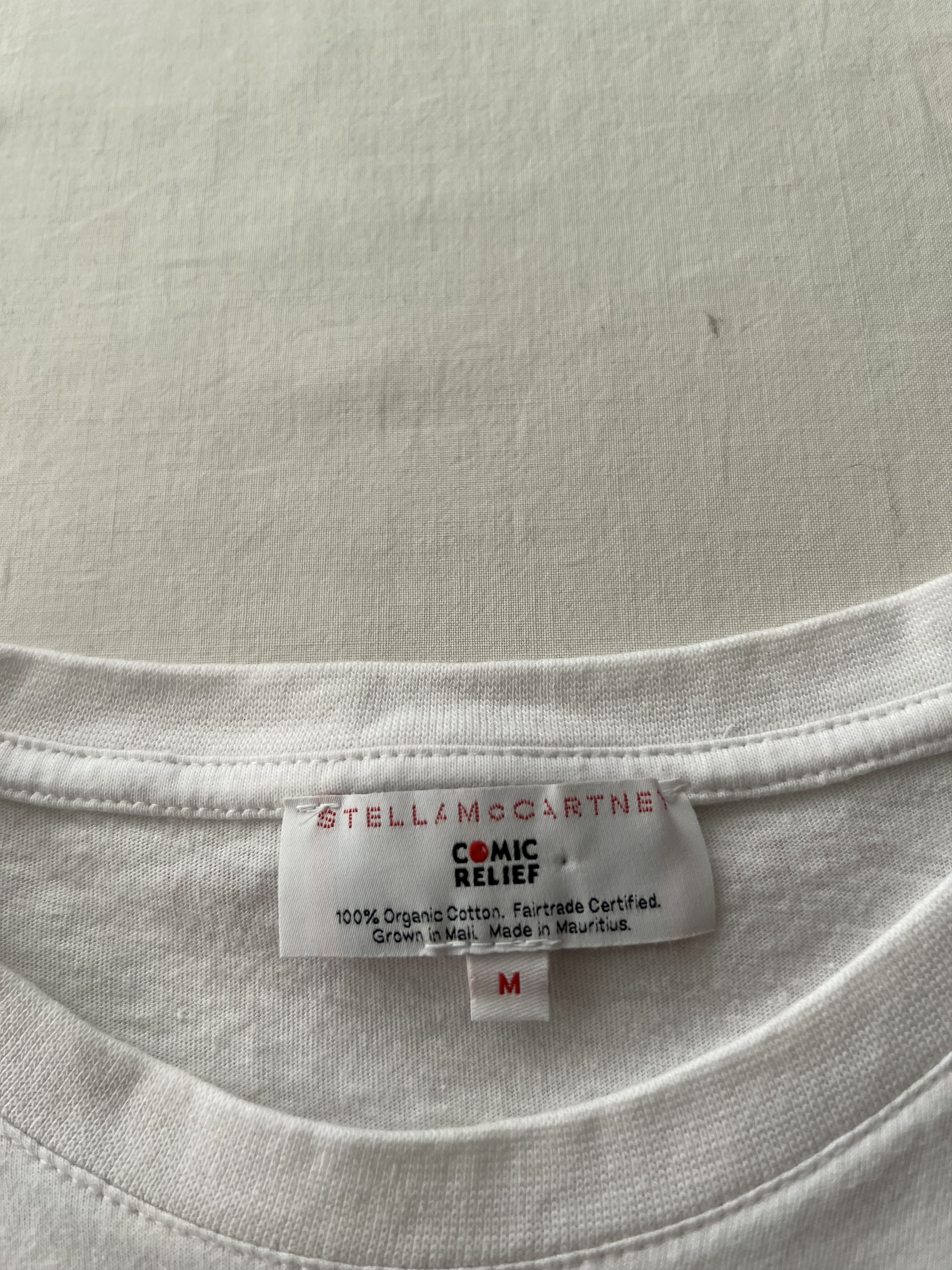 Stella McCartney Stella McCartney Comic Relief Red Nose Day White T-shirt Size US M / EU 48-50 / 2 - 12 Thumbnail