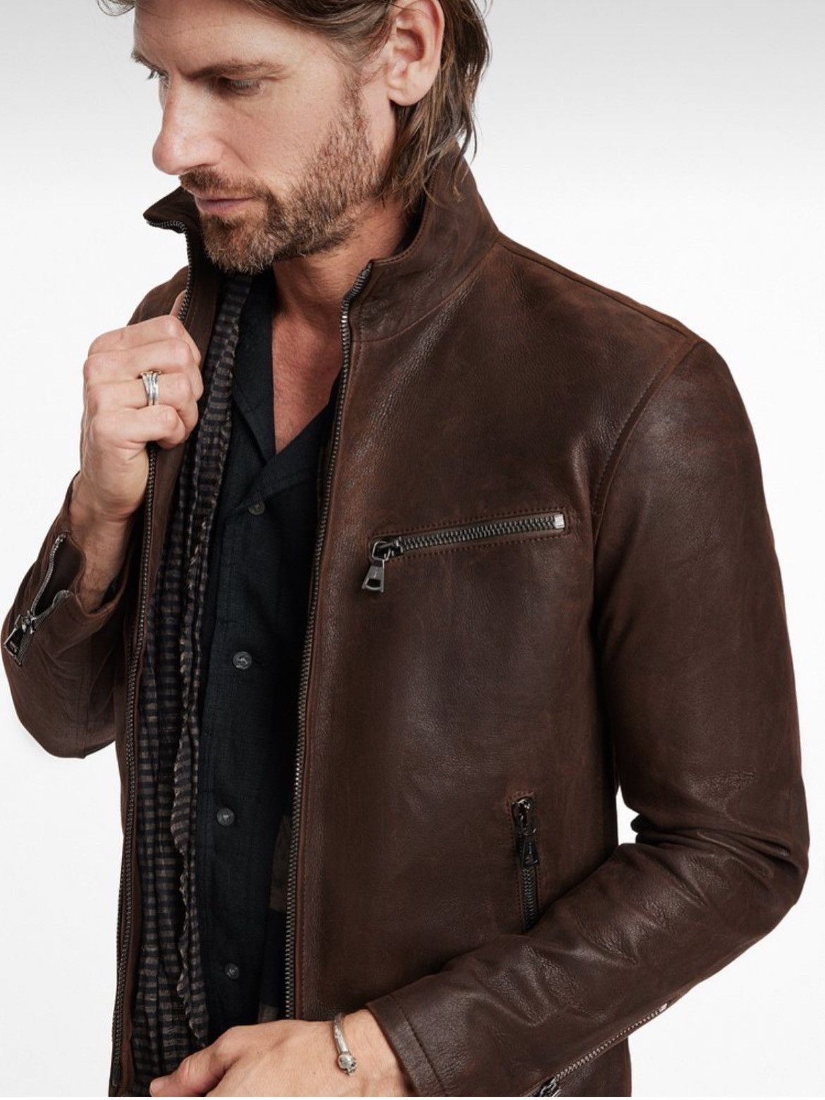 John Varvatos Junius Double Zip Jacket. 50 Size US M / EU 48-50 / 2 - 3 Thumbnail