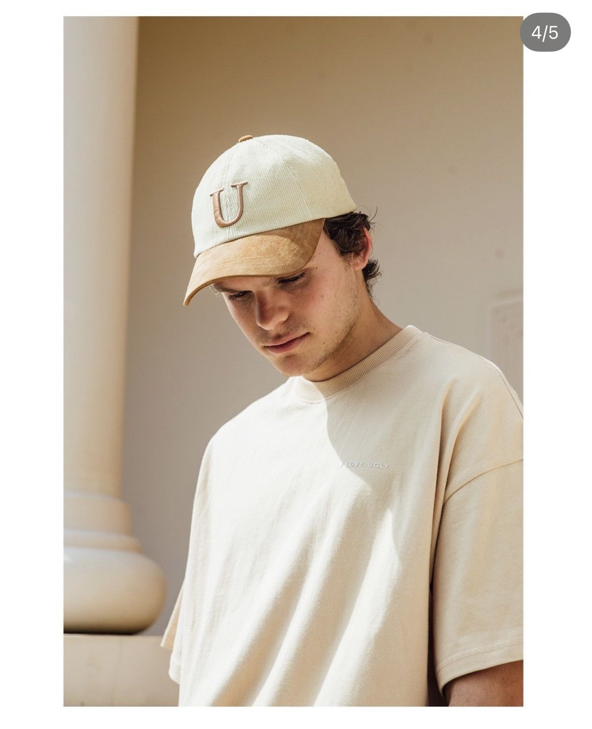 I Love Ugly U Porter Cap Tan Suede Size ONE SIZE - 1 Thumbnail