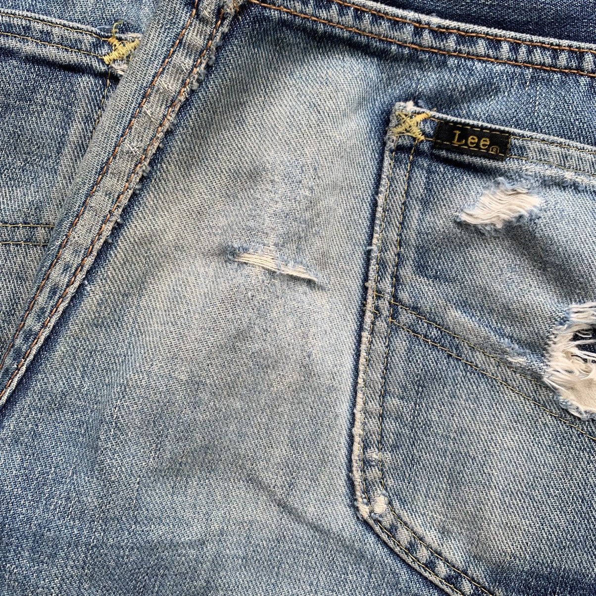 Lee × Vintage VINTAGE RE-PRO 50s LEE RIDERS HALF SELVEDGE FLY BUTTON Size US 34 / EU 50 - 10 Thumbnail