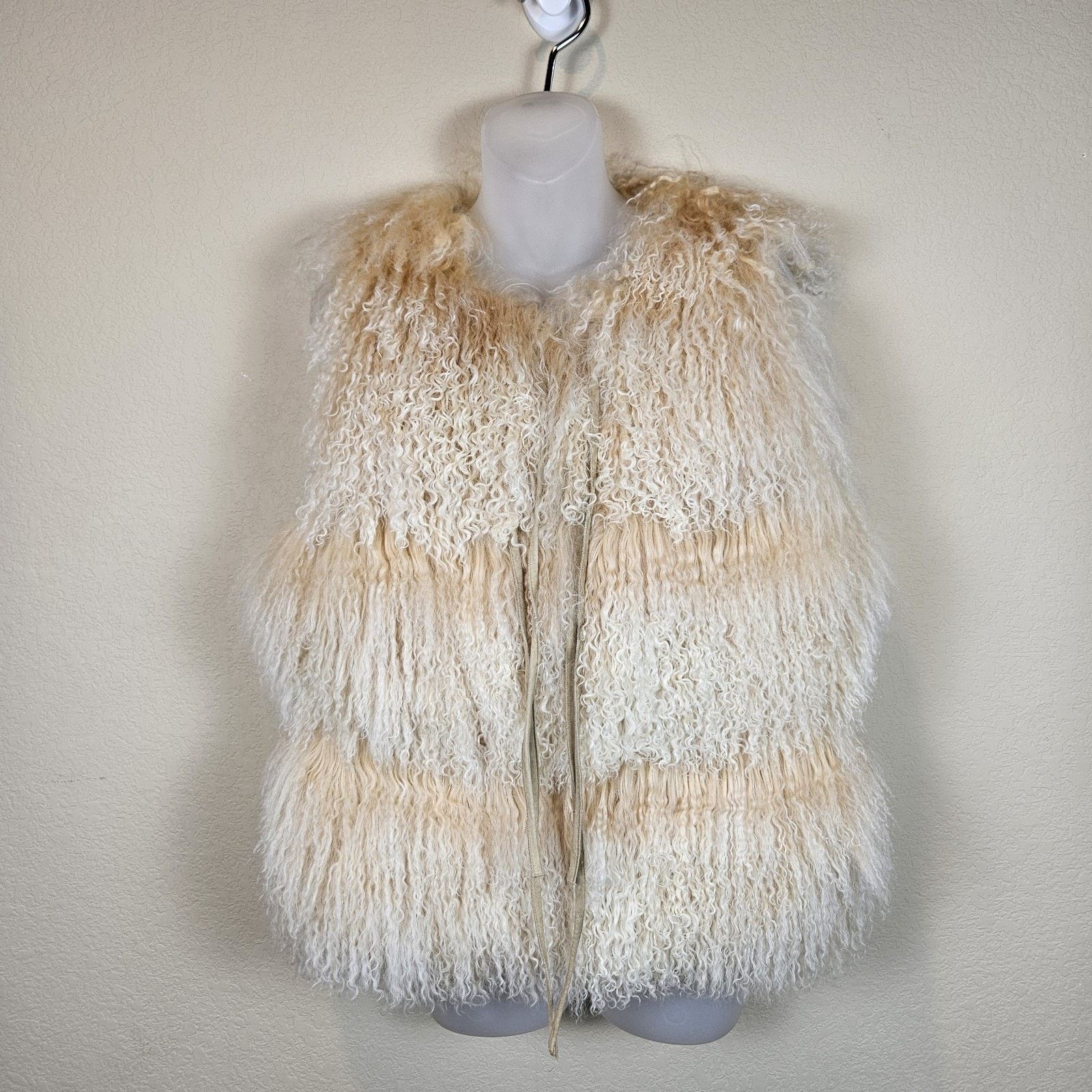 Other Trilogy Collections Michael McCollom Mongolian Lamb Vest Size S / US 4 / IT 40 - 2 Thumbnail