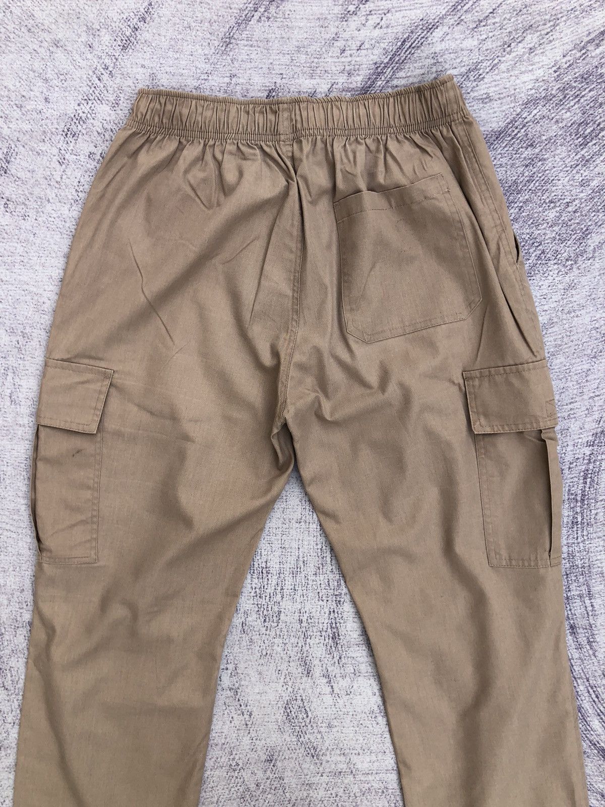 Japanese Brand Relaxted Cargo Pants Stretchble Waist Multipocket Tactical Size US 27 - 11 Thumbnail