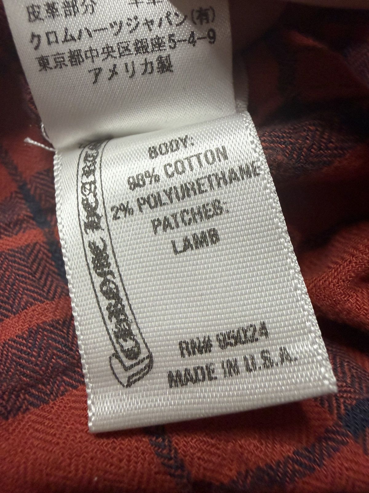 Chrome Hearts Chrome Hearts Red Plaid Patch Flannel Size US S / EU 44-46 / 1 - 6 Thumbnail