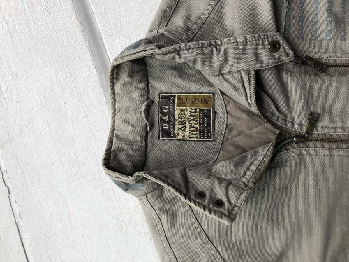 Vintage Very Rare Vintage Dolce&Gabbana Military Multi Pocket Jacket Size US L / EU 52-54 / 3 - 17 Thumbnail