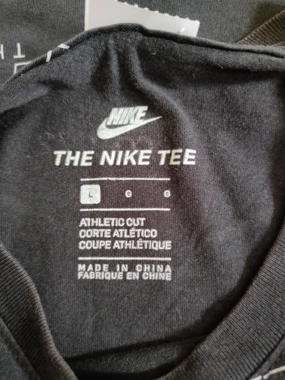 Nike Nike-Airmax Black Faded Short Sleeve T-shirt #S673 Size US M / EU 48-50 / 2 - 14 Thumbnail