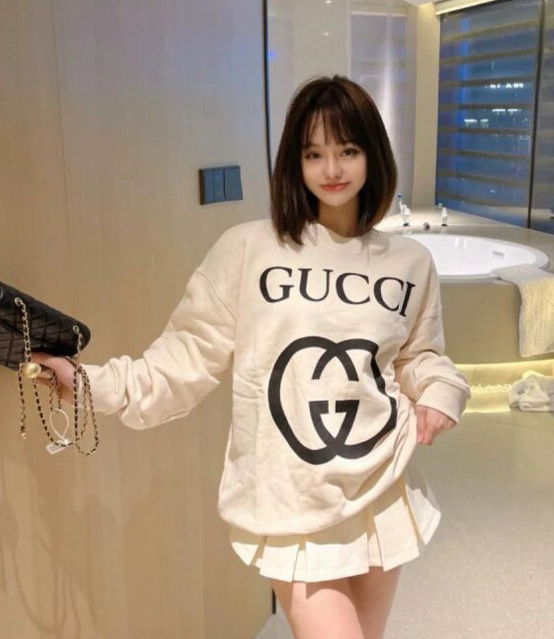 Gucci GucciBeige double G sweatshirt 2503-Nextarrow Size US XS / EU 42 / 0 - 4 Thumbnail