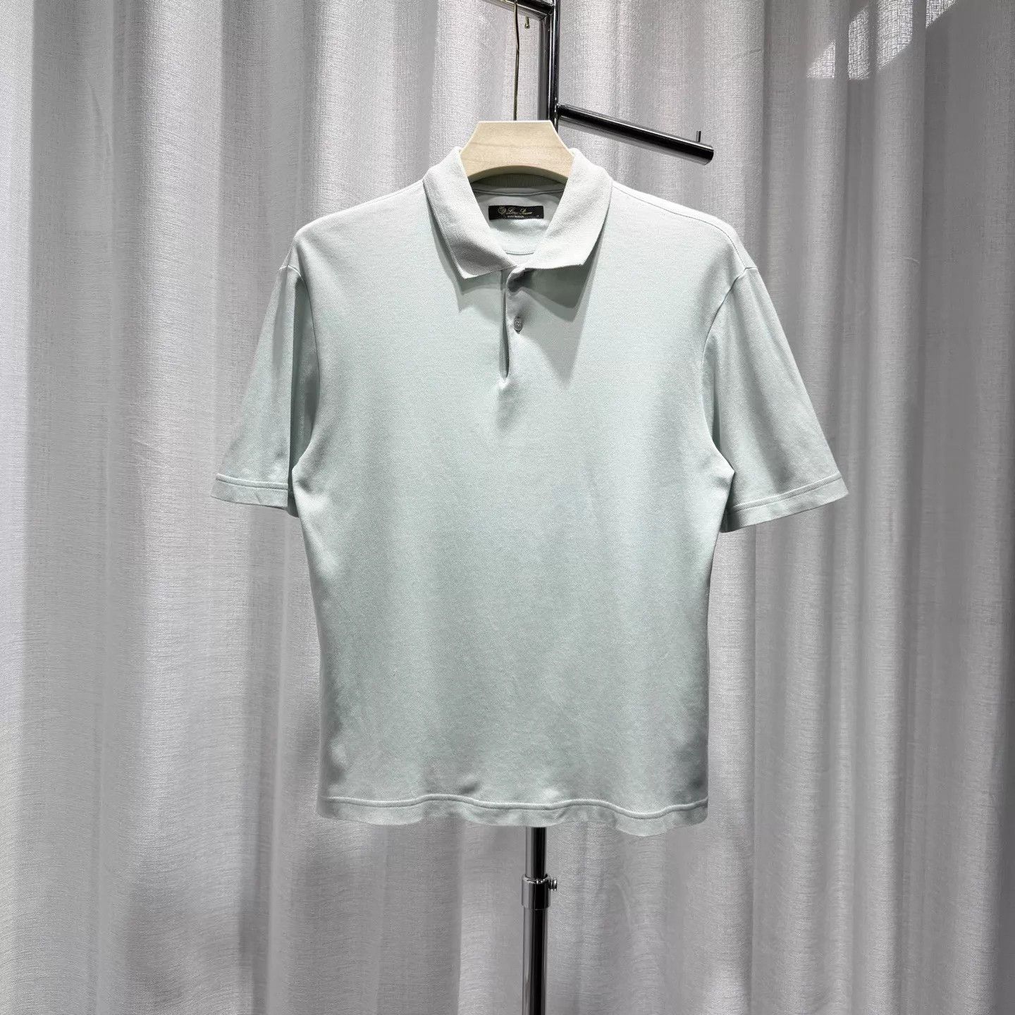 Loro Piana Loro Piana SS Polo Shirt S Light Green 99 New Embroidered Logo Size US S / EU 44-46 / 1 - 1 Thumbnail