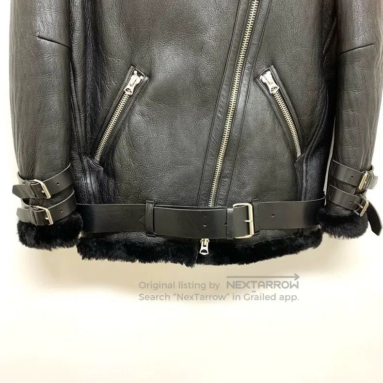 Acne Studios Acne Studios Leather and Fur Biker Jacket Size XXS / US 00 / IT 34 - 6 Thumbnail