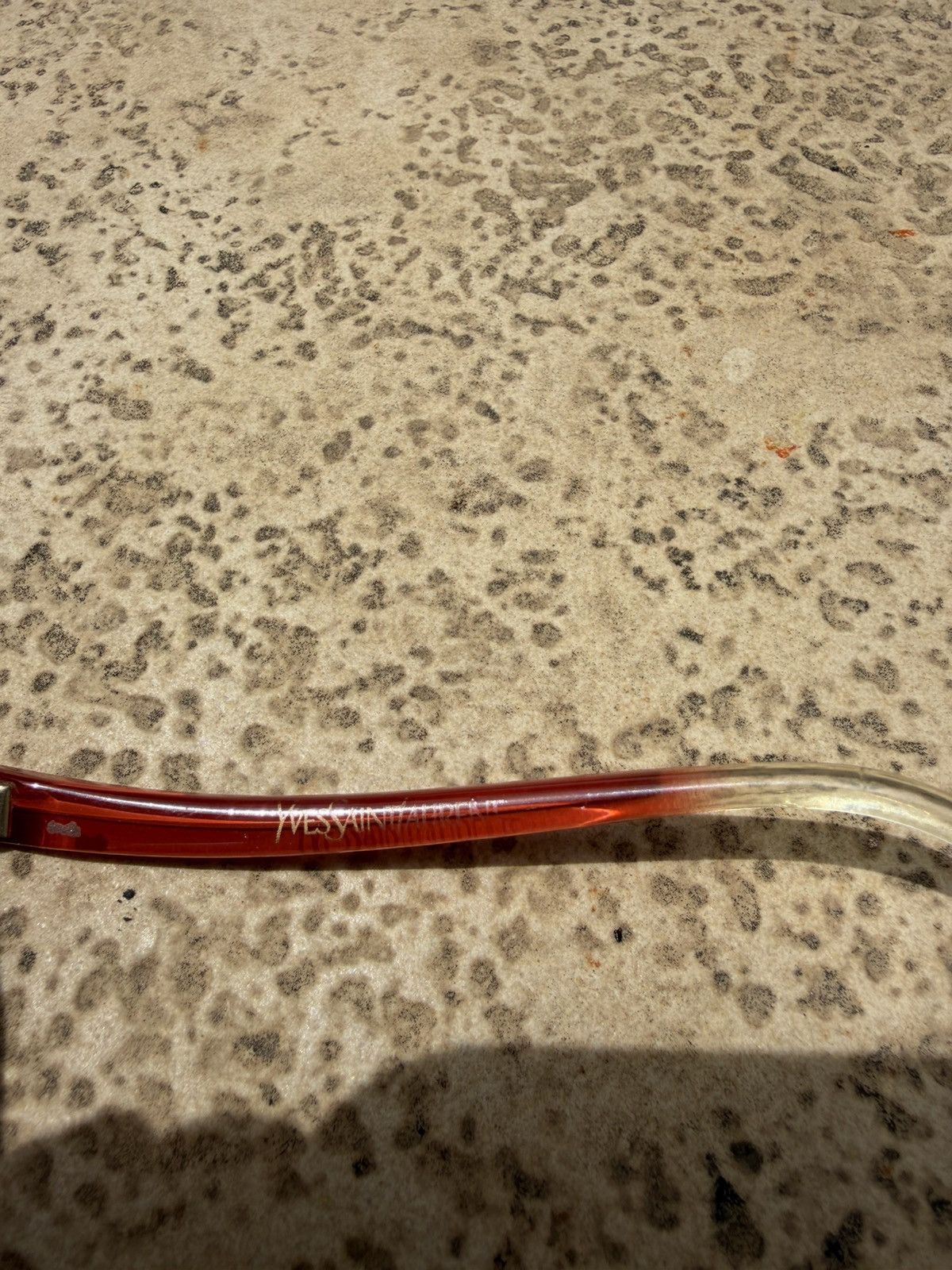 Yves Saint Laurent Yves Saint Laurent Sunglasses Red Vintage 8169 Y27 Size ONE SIZE - 4 Thumbnail